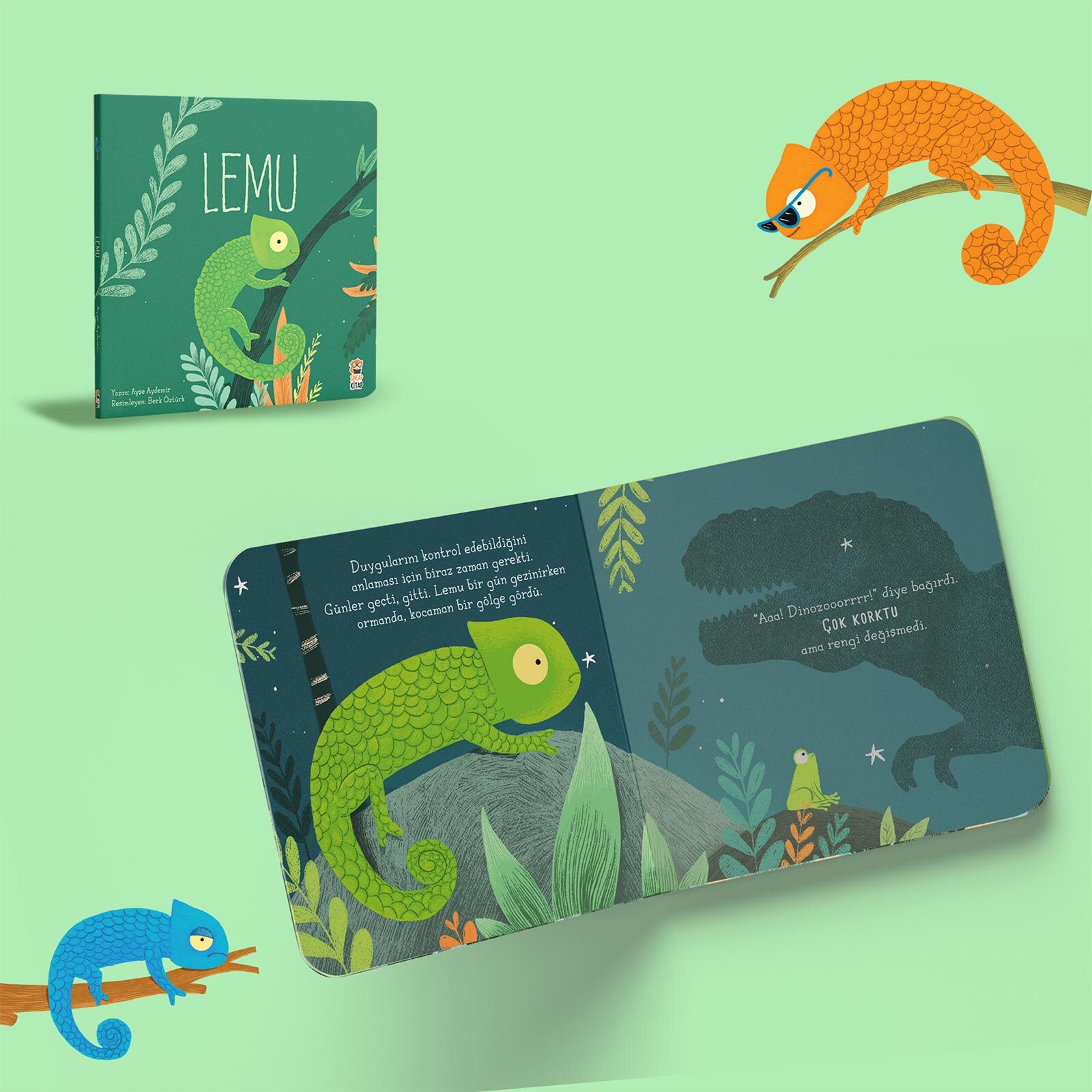 Lemu- Duygu Trenim 18 Parça Puzzle ve Kitap