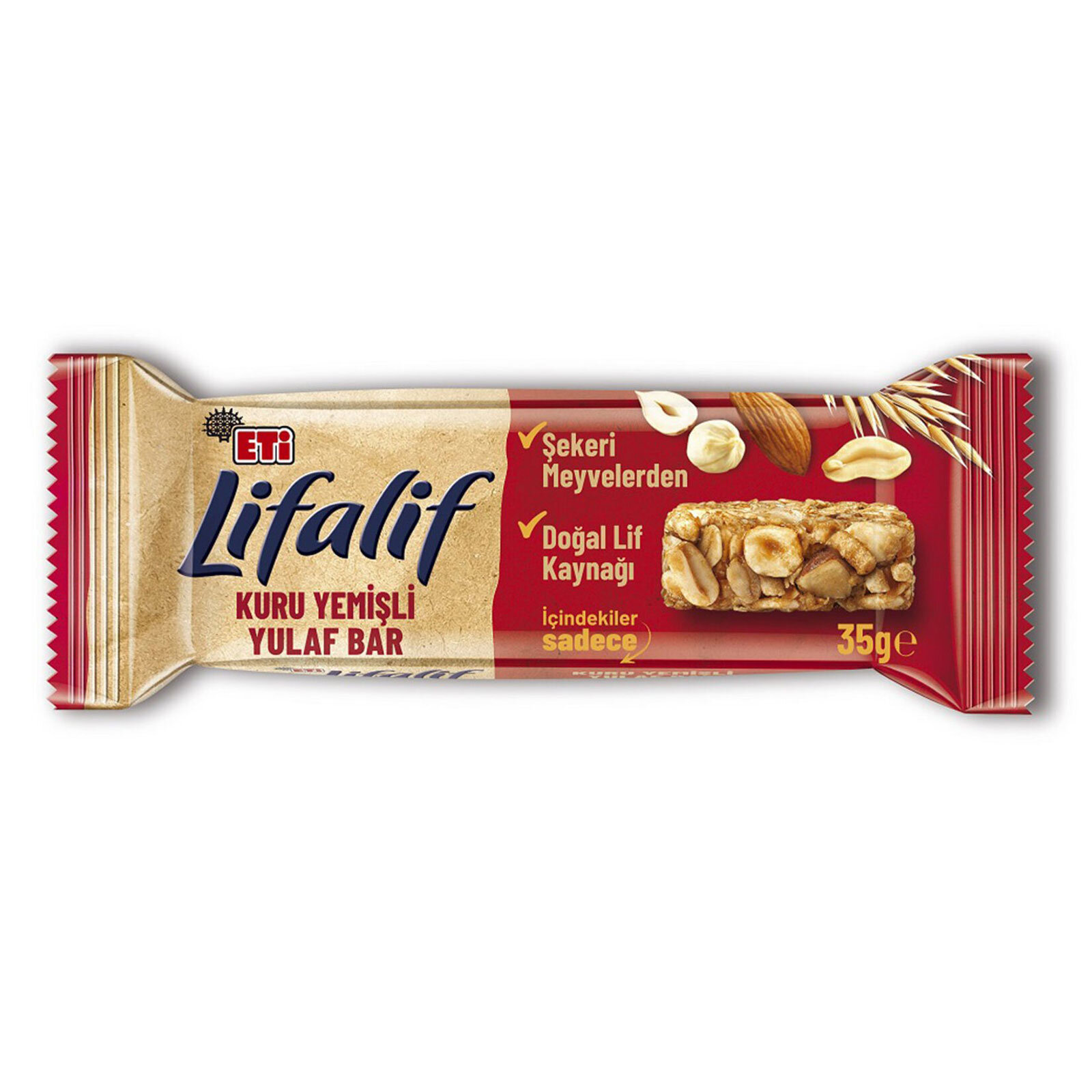 Lifalif Kuru Yemişli Yulaf Bar 35 Gr Lifalif Kuru Yemişli Yulaf Bar 35 Gr