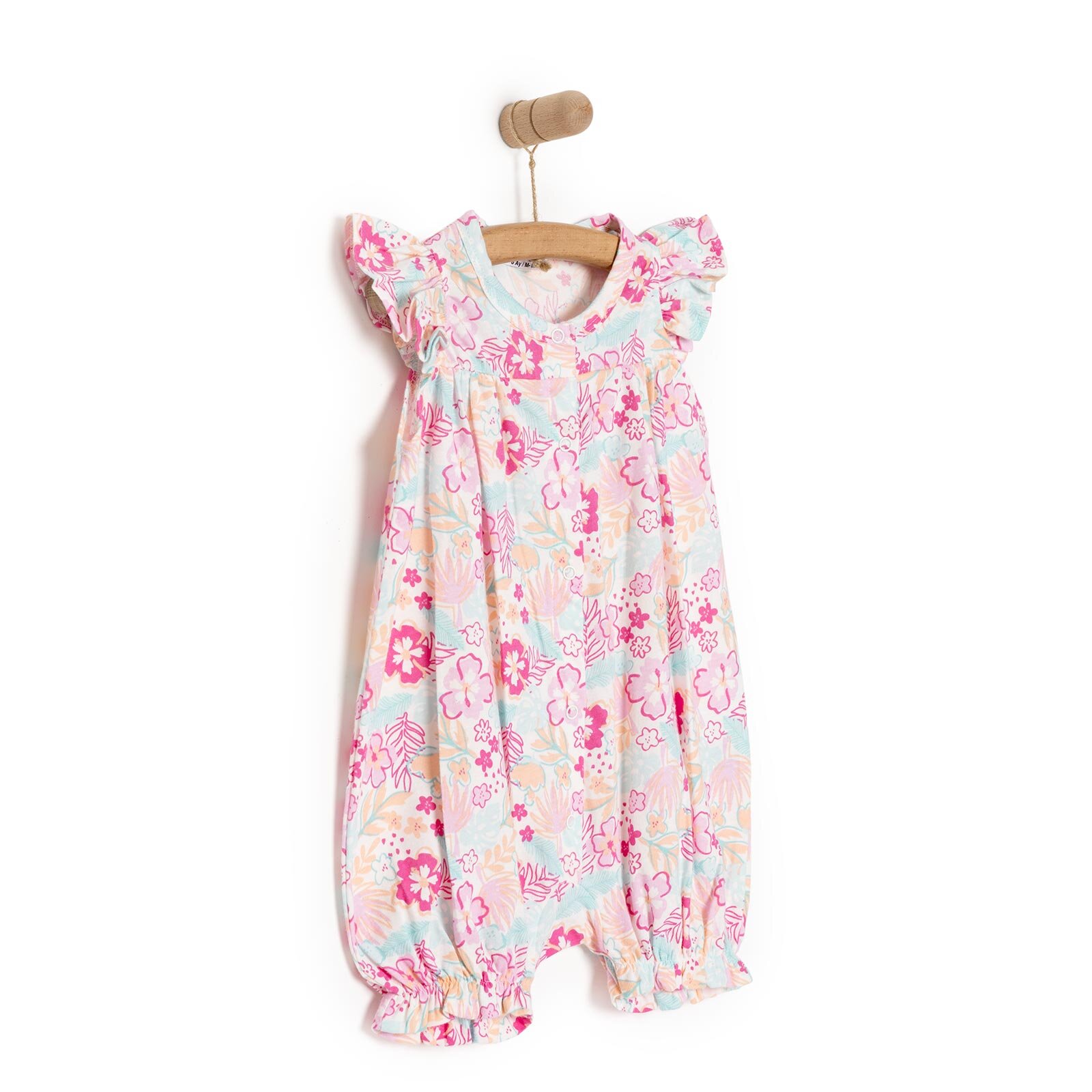 Little Blooms Kız Kısa Tulum Kız Bebek
