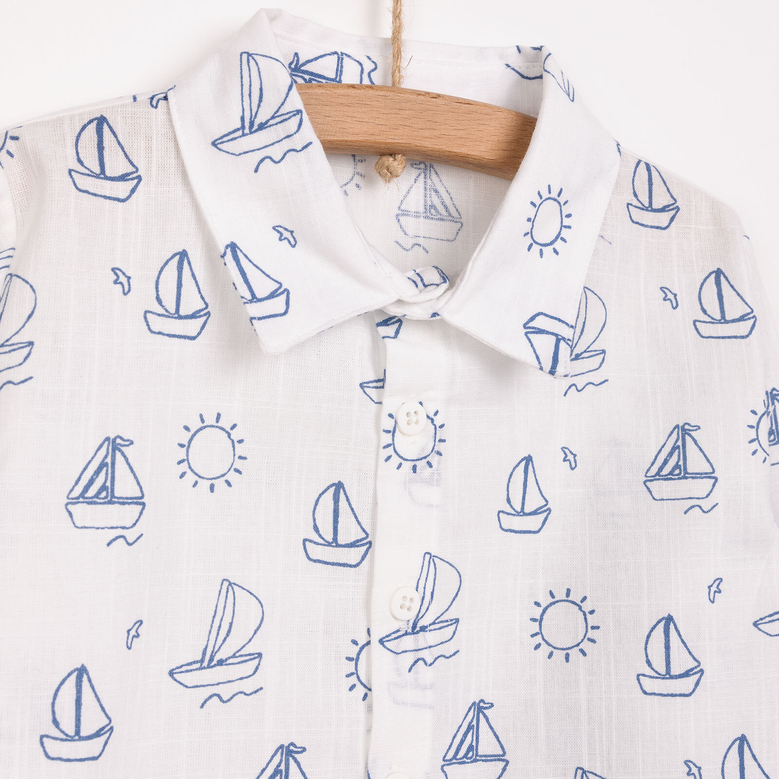 Little Sailor Erkek Gömlek-Pantolon Erkek Bebek