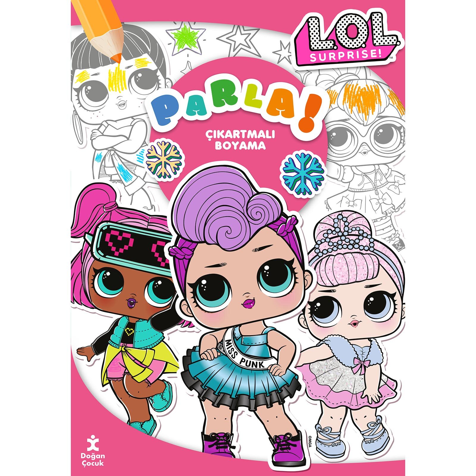 Lol Surprıse Parla Çıkartmalı Boyama Kitabı