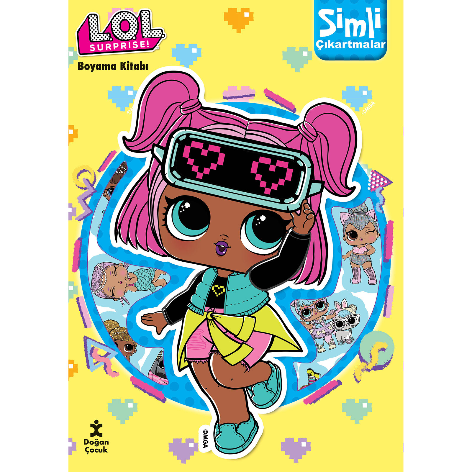 LOL SURPRISE SİMLİ ÇIKARTMALI BOYAMA KİT
