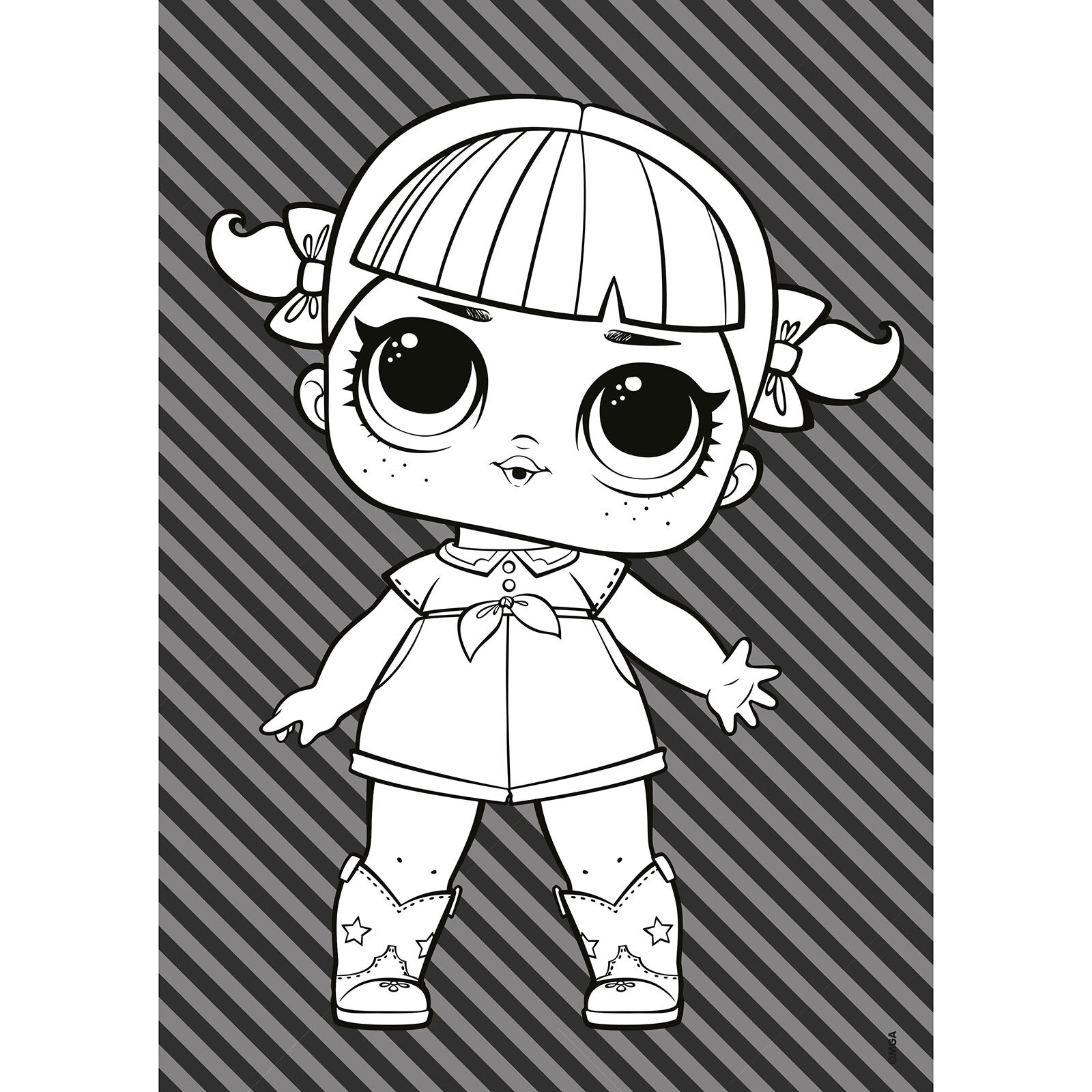 LOL SURPRISE SİMLİ ÇIKARTMALI BOYAMA KİT