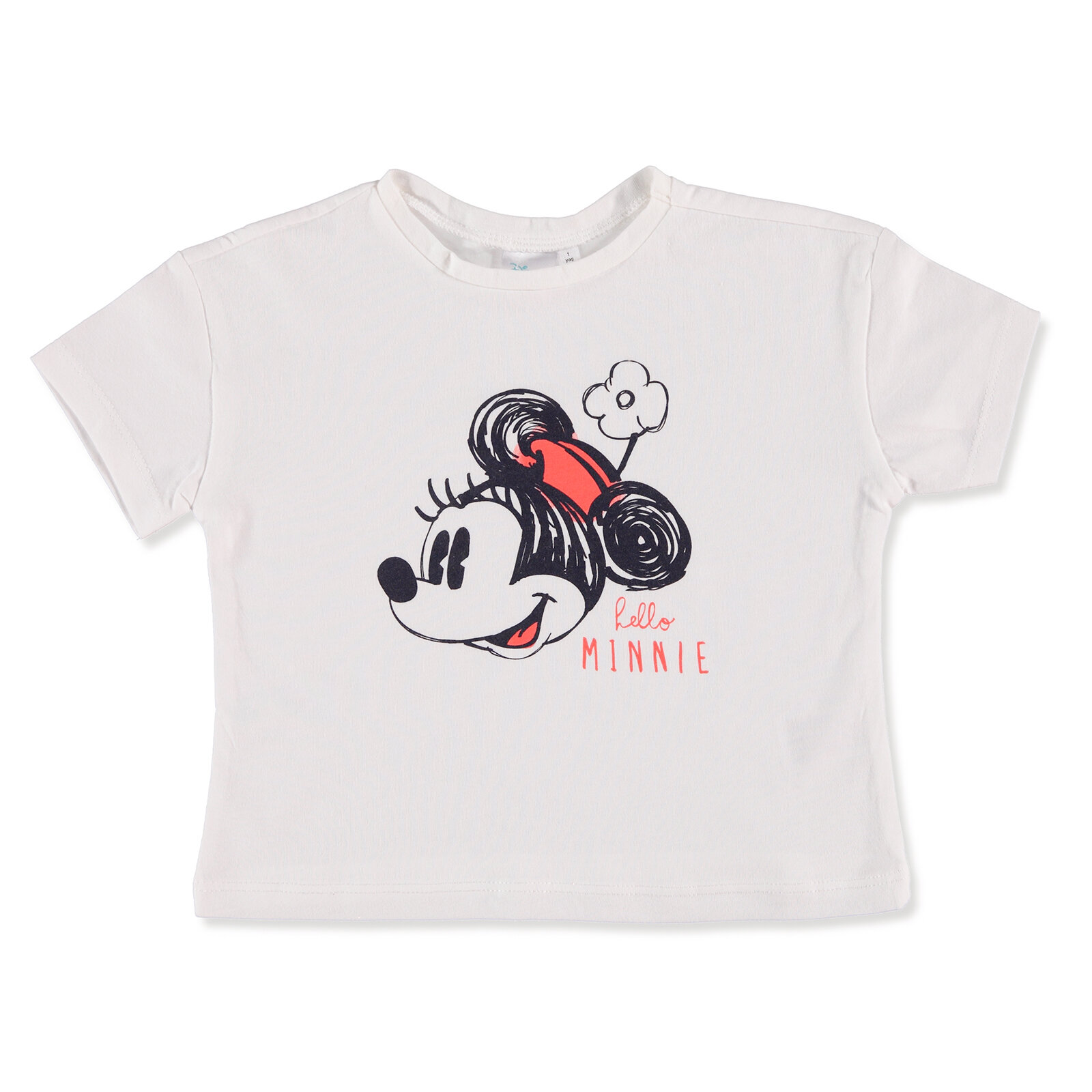 Maceraya Devam Minnie Mouse Kız Bebek Lisanslı Tshirt