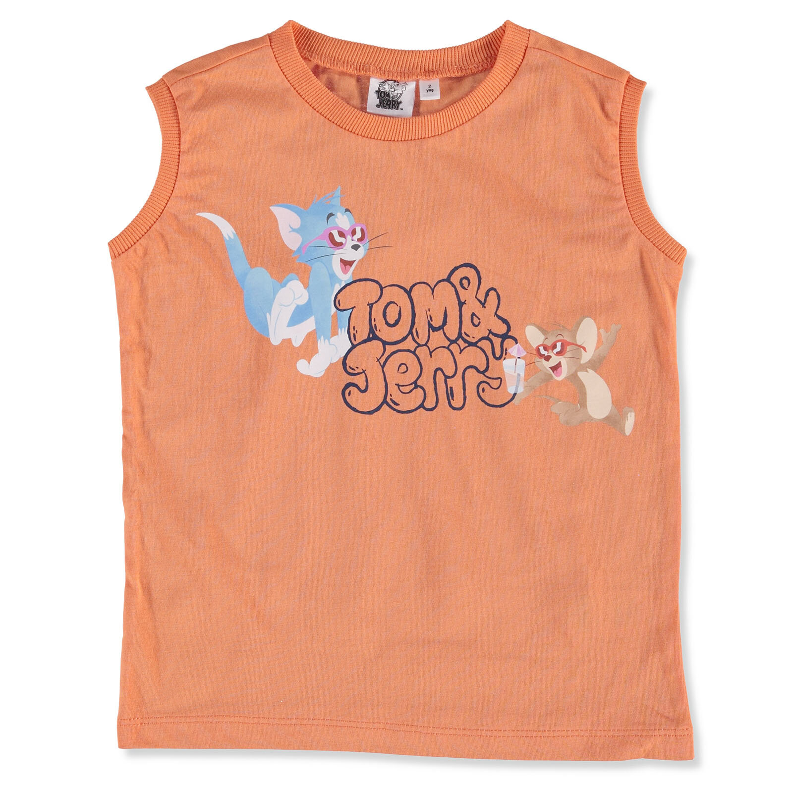 Maceraya Devam Tom ve Jerry Lisanslı Erkek Bebek Atlet Tshirt
