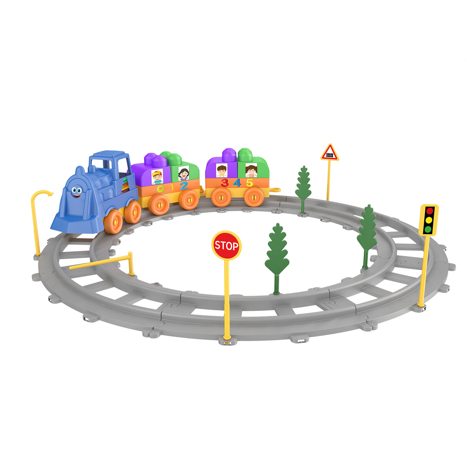 Magıc Blocks Tren Set (43Pcs)