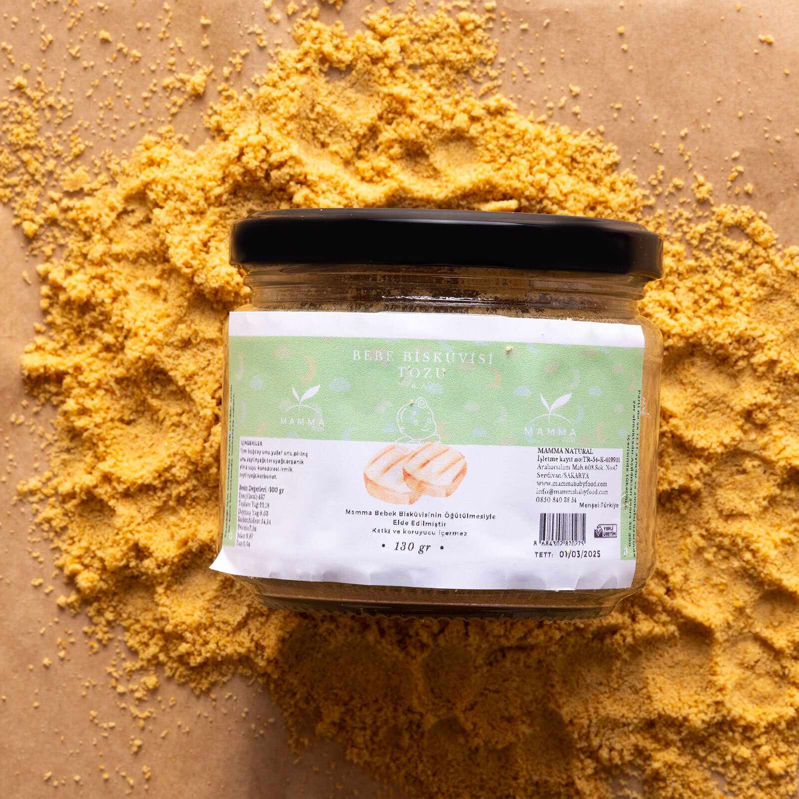Mamma Bebek Bisküvi Tozu 130 gr