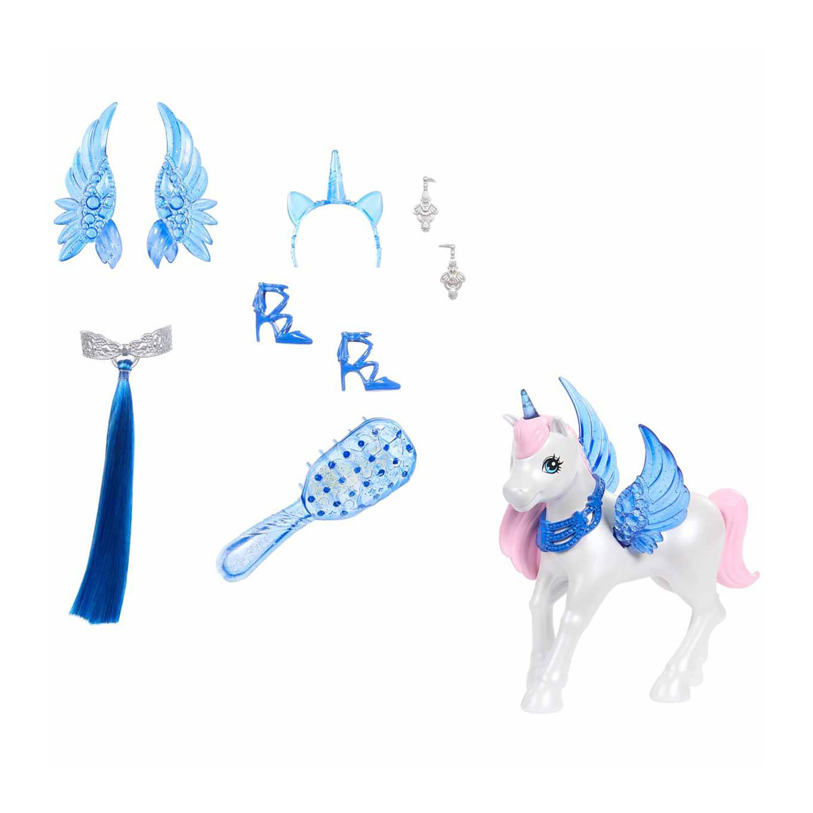 Mavi Saçlı Prenses Bebek