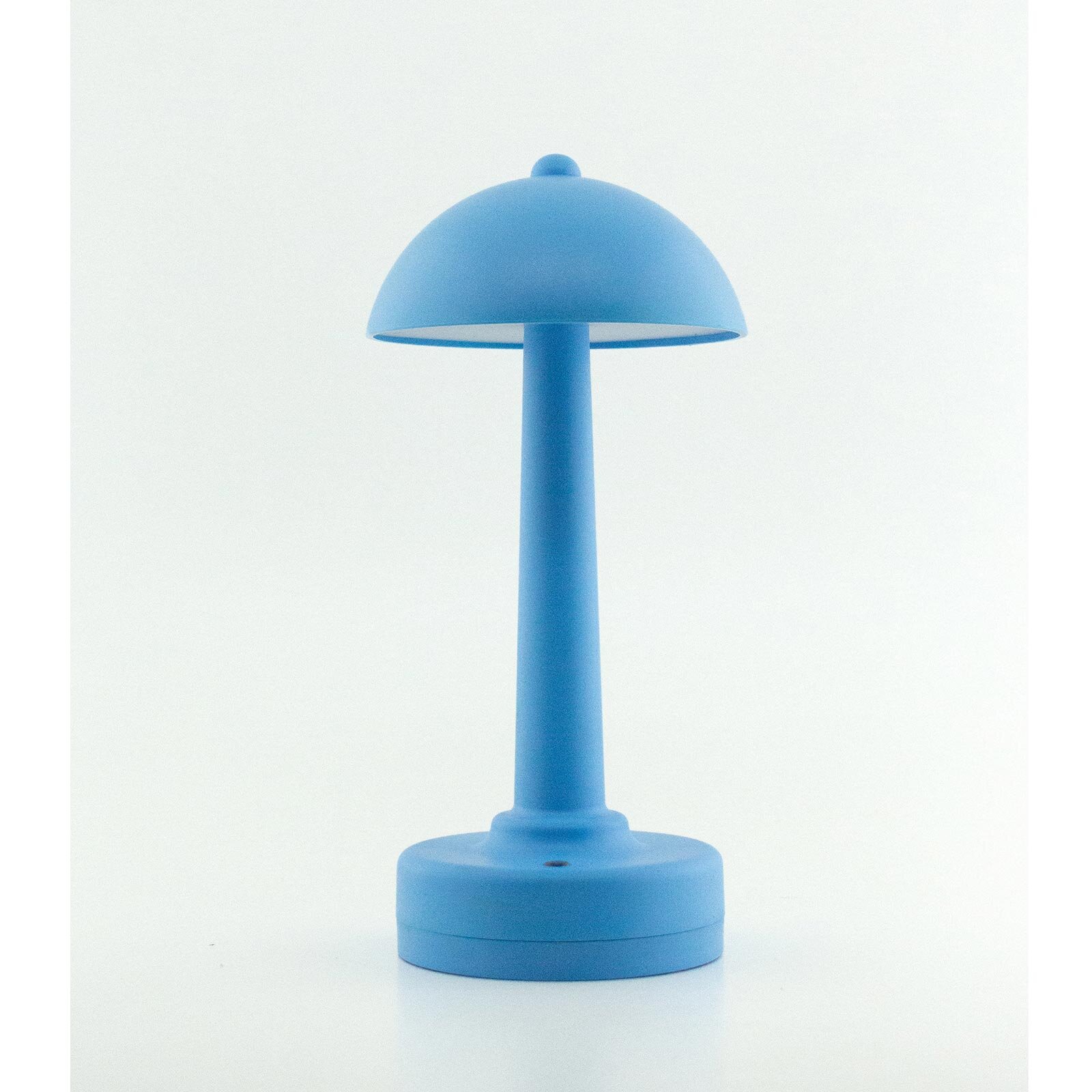 Şarjlı ve 3 Kademe Işık Ayarlı Masa Lambası Mavi