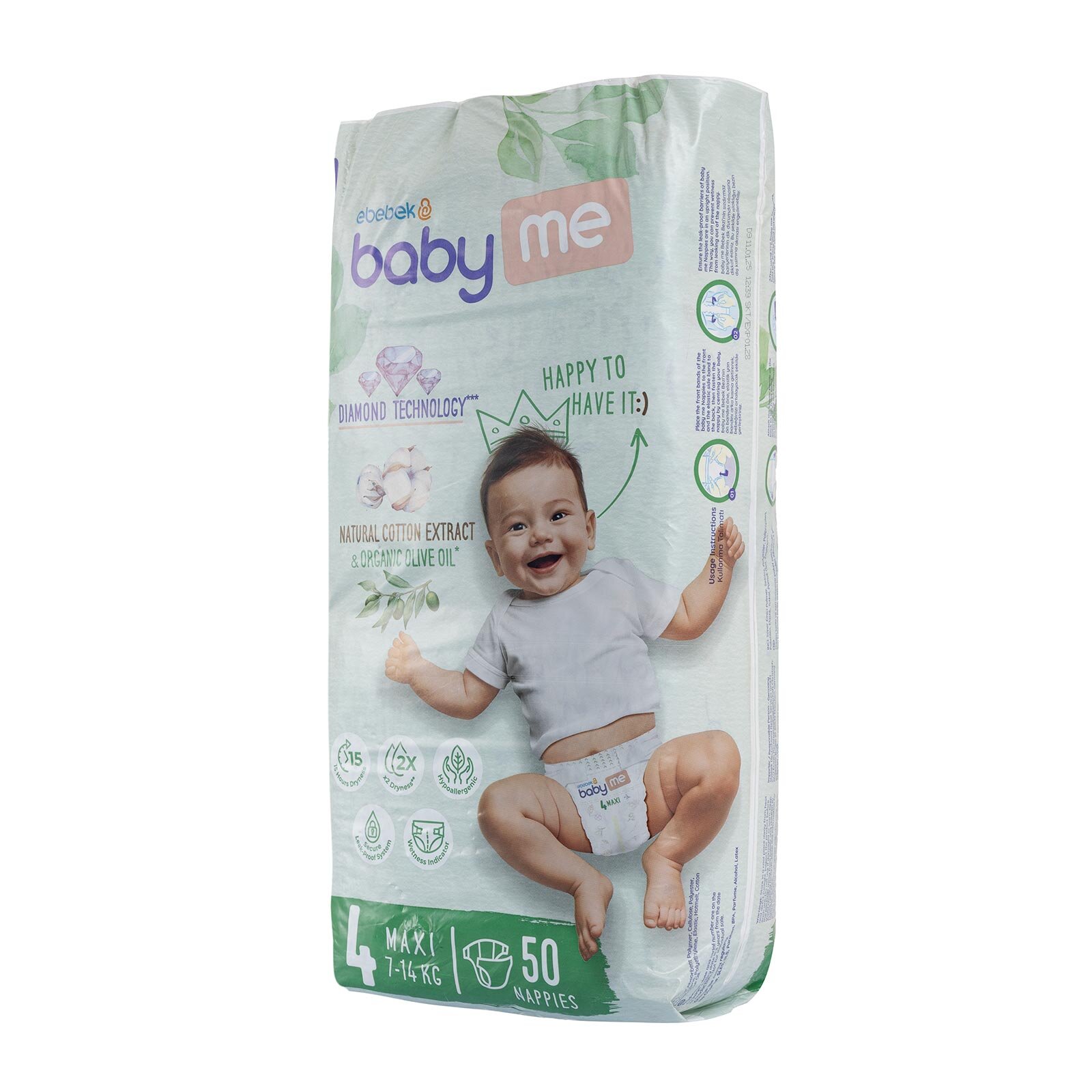 Maxi 4 Numara Bebek Bezi 7-14 kg 50 Adet Maxi 4 Numara Bebek Bezi 7-14 kg 50 Adet