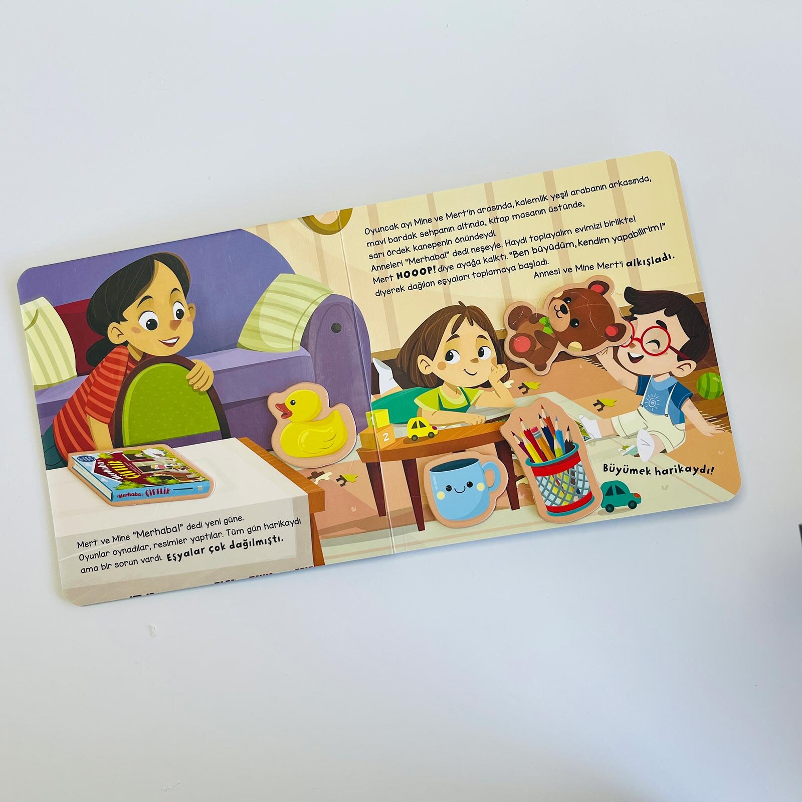 Merhaba Eşyalarım Cırtlı Kitap