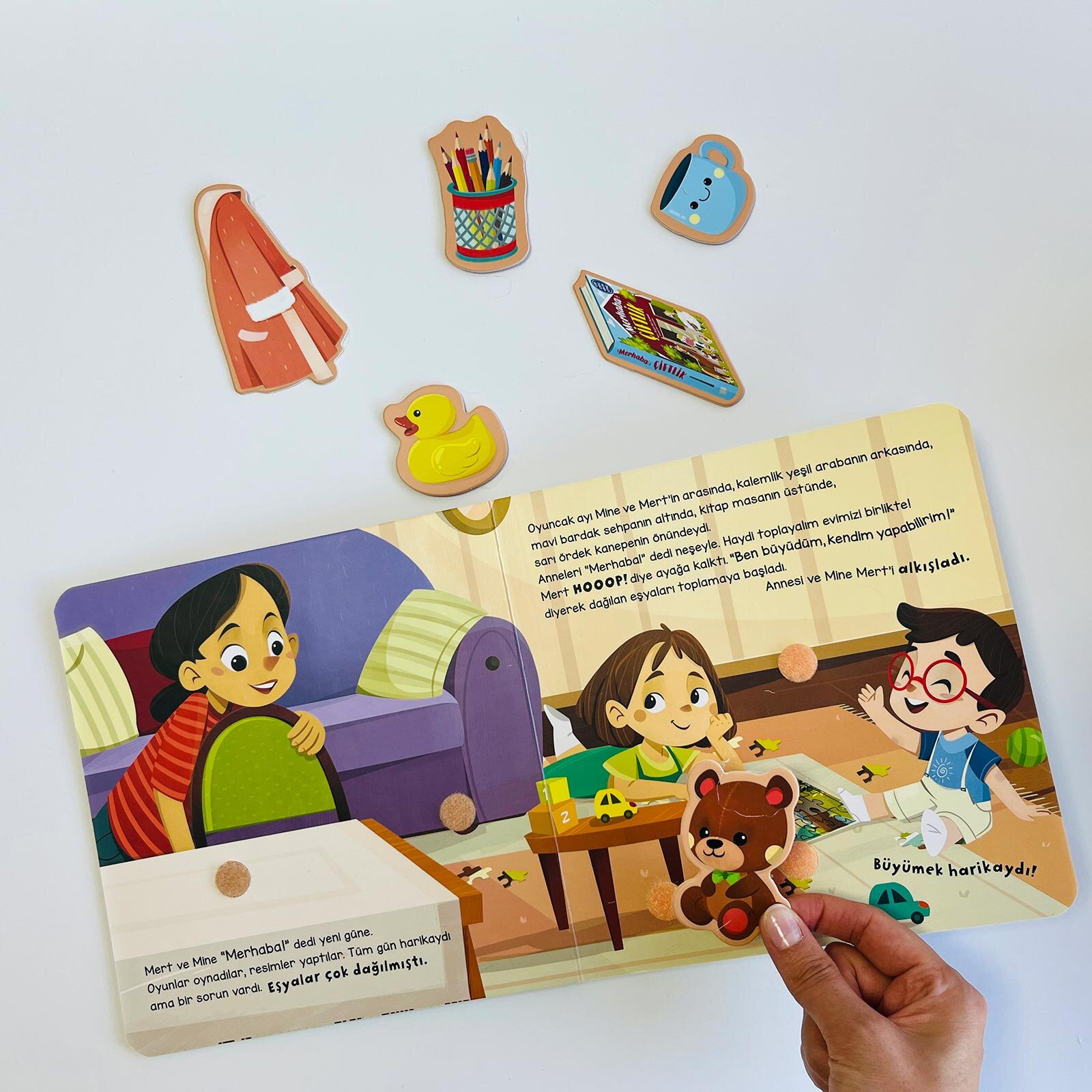 Merhaba Eşyalarım Cırtlı Kitap