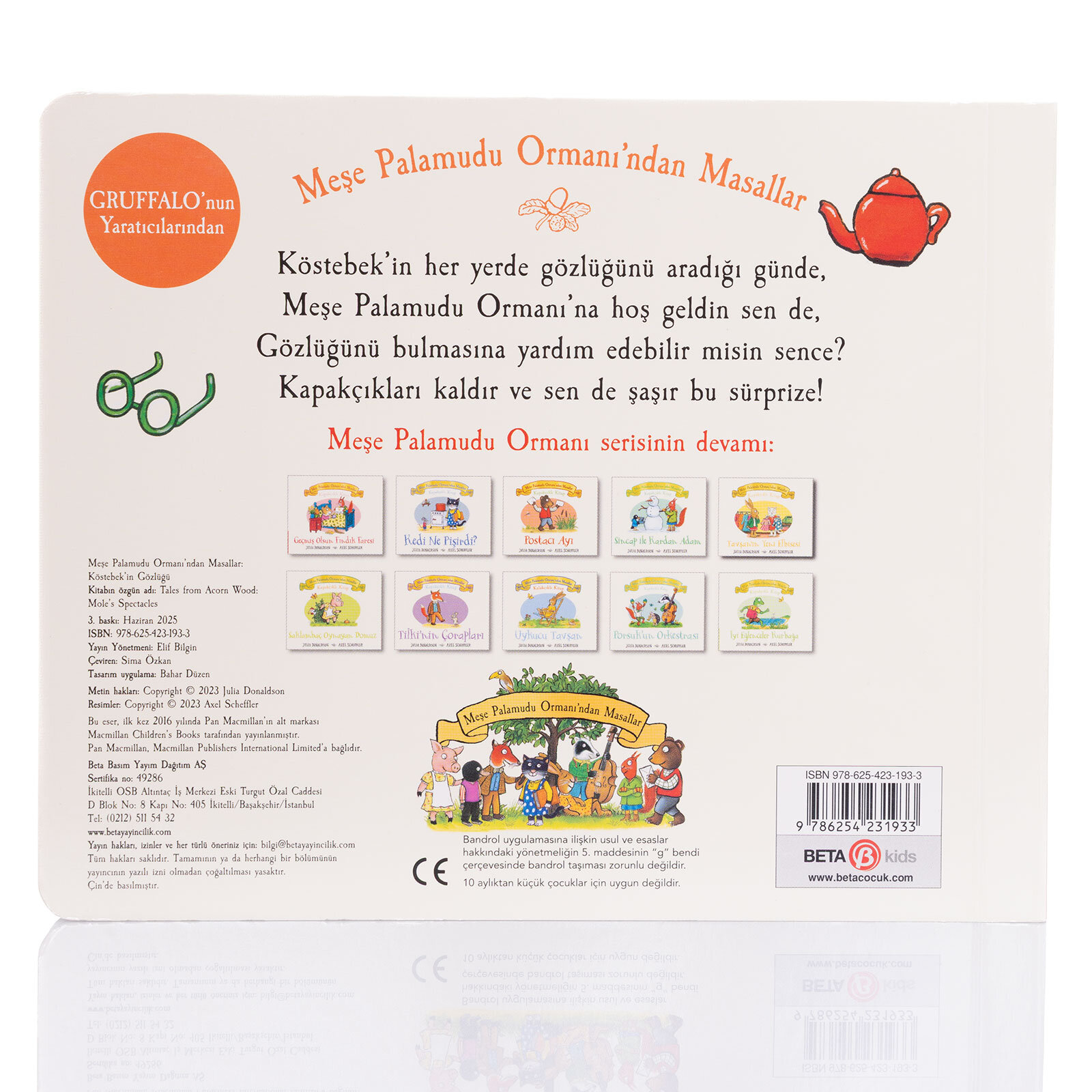 Meşe Palamudu Ormanı’ndan Masallar – Köstebek’in Gözlüğü –  Kapakçıklı Kitap