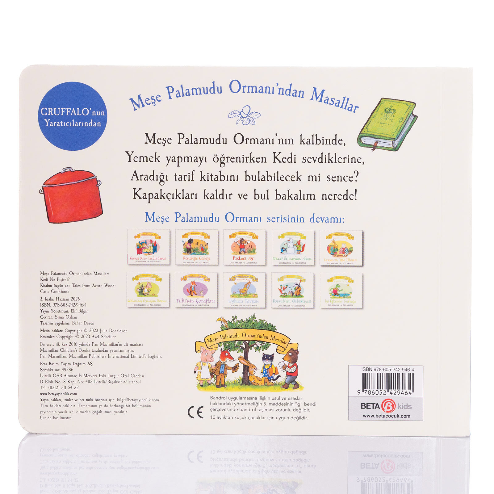 Meşe Palamutu Orman'ından Masallar KEDİ NE PİŞİRDİ –  Kapakçıklı Kitap