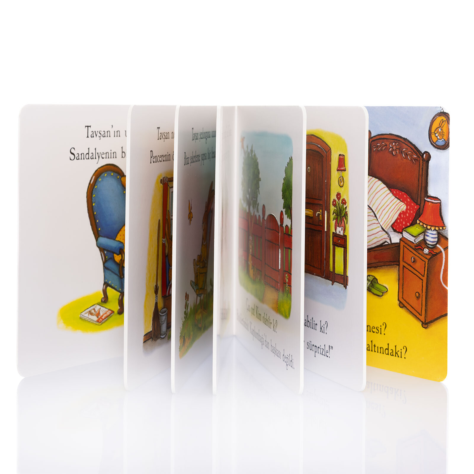 Meşe Palamutu Ormanından Masallar Uykucu Tavşan -  Kapakçıklı Kitap