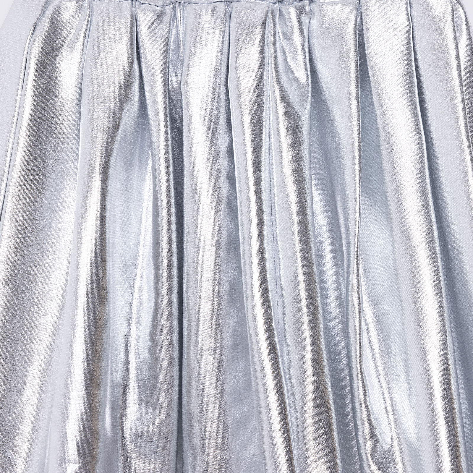 Metallic Kız Pileli Etek