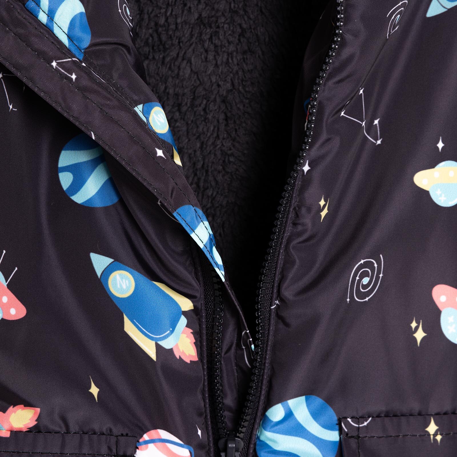 Metraj Baskılı Mont Erkek Bebek