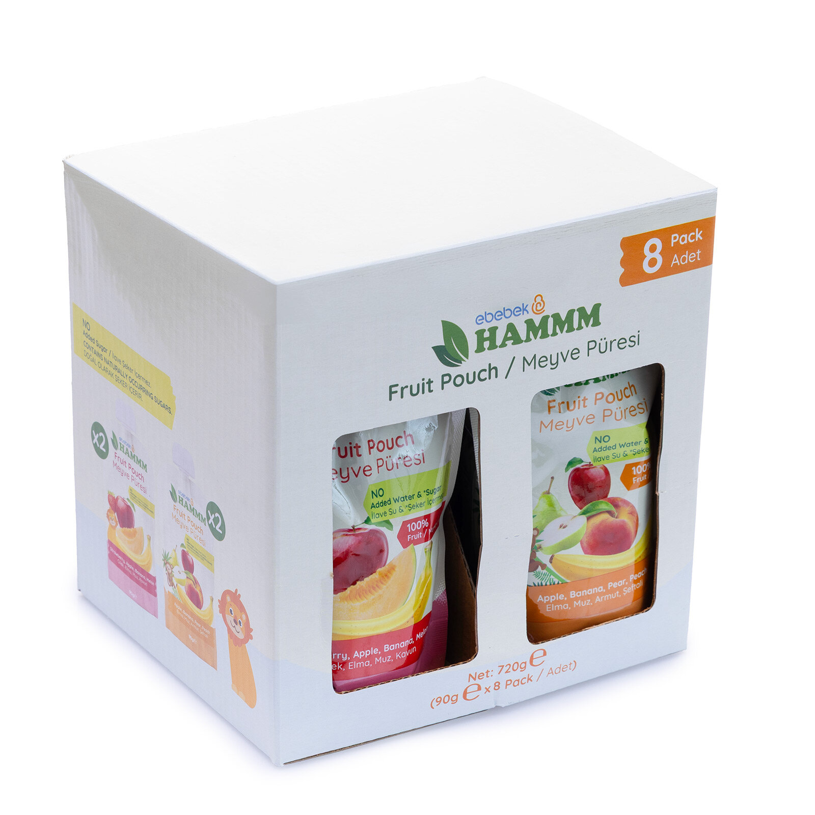 Meyve Püresi Karışık 8'li Adet