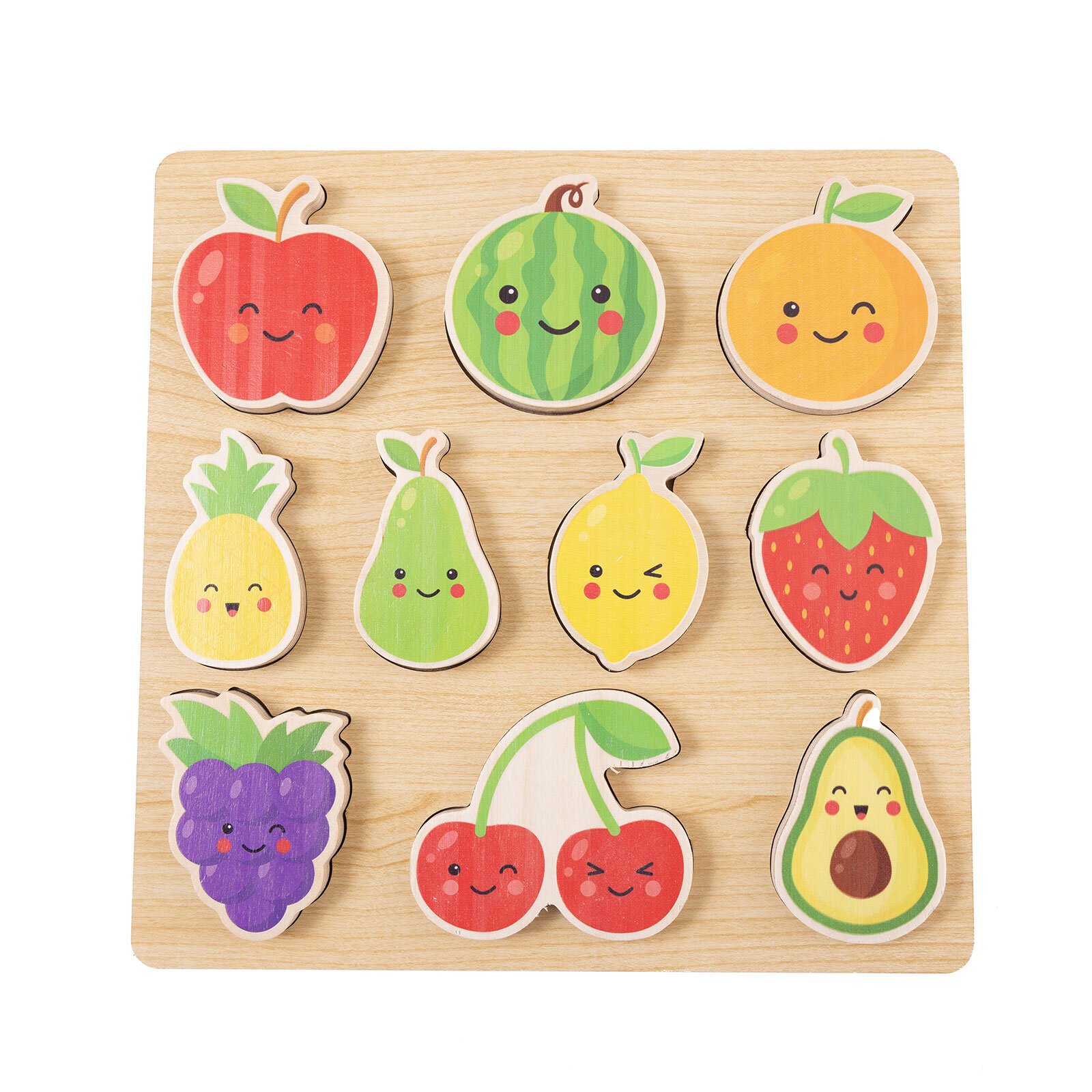 Meyveler 3D Ahşap Puzzle Meyveler 3D Ahşap Puzzle