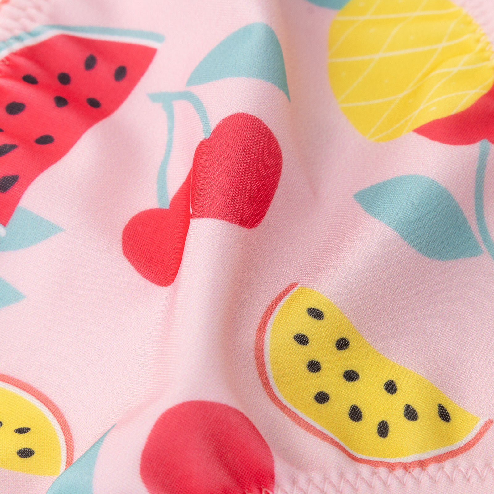 Meyveler Baskılı Kız Bikini Takımı Kız Bebek