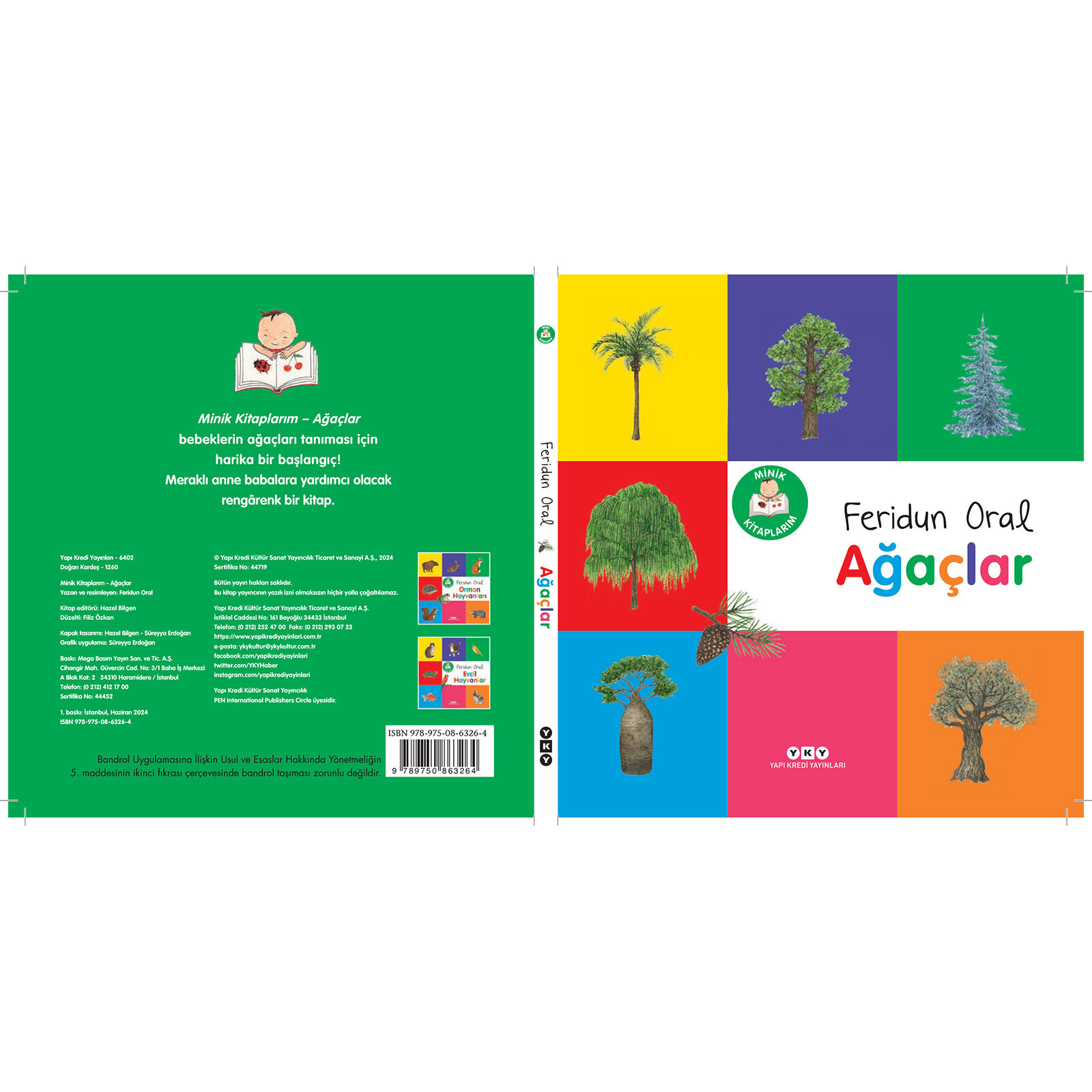 MİNİK KİTAPLARIM SERİSİ: AĞAÇLAR MİNİK KİTAPLARIM SERİSİ: AĞAÇLAR