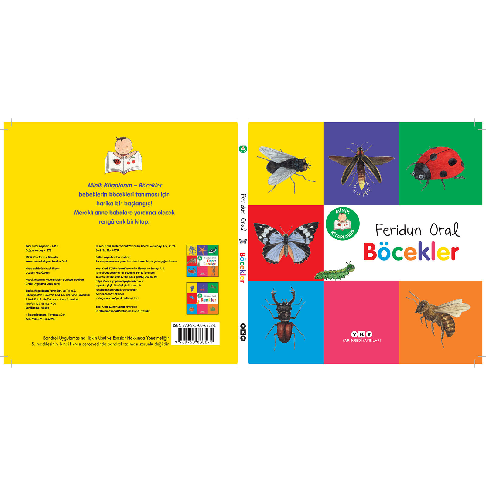 MİNİK KİTAPLARIM SERİSİ: BÖCEKLER