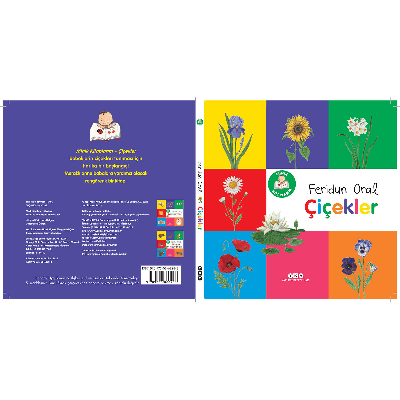 MİNİK KİTAPLARIM SERİSİ: ÇİÇEKLER