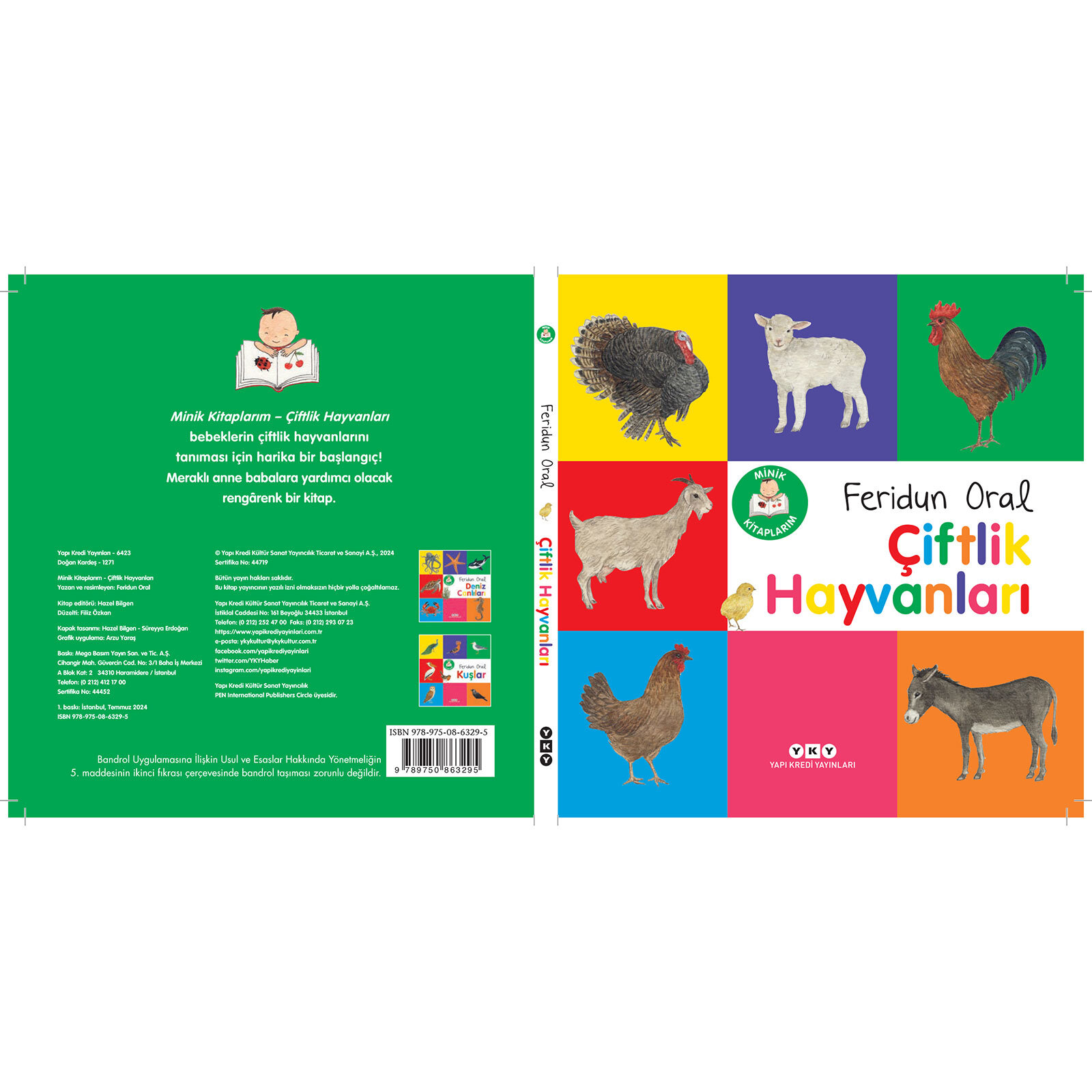 MİNİK KİTAPLARIM SERİSİ: ÇİFTLİK HAYVANLARI
