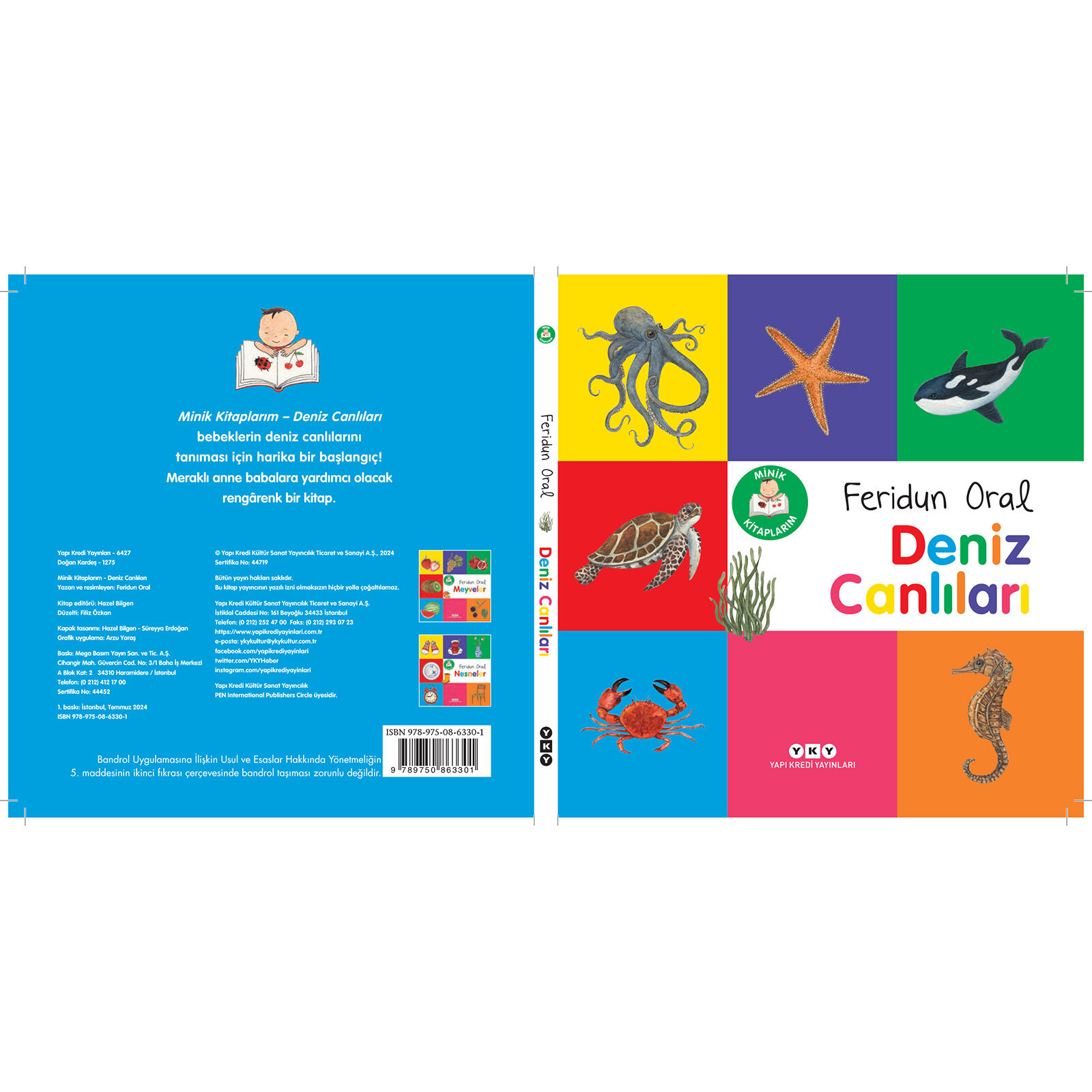 MİNİK KİTAPLARIM SERİSİ: DENİZ CANLILARI