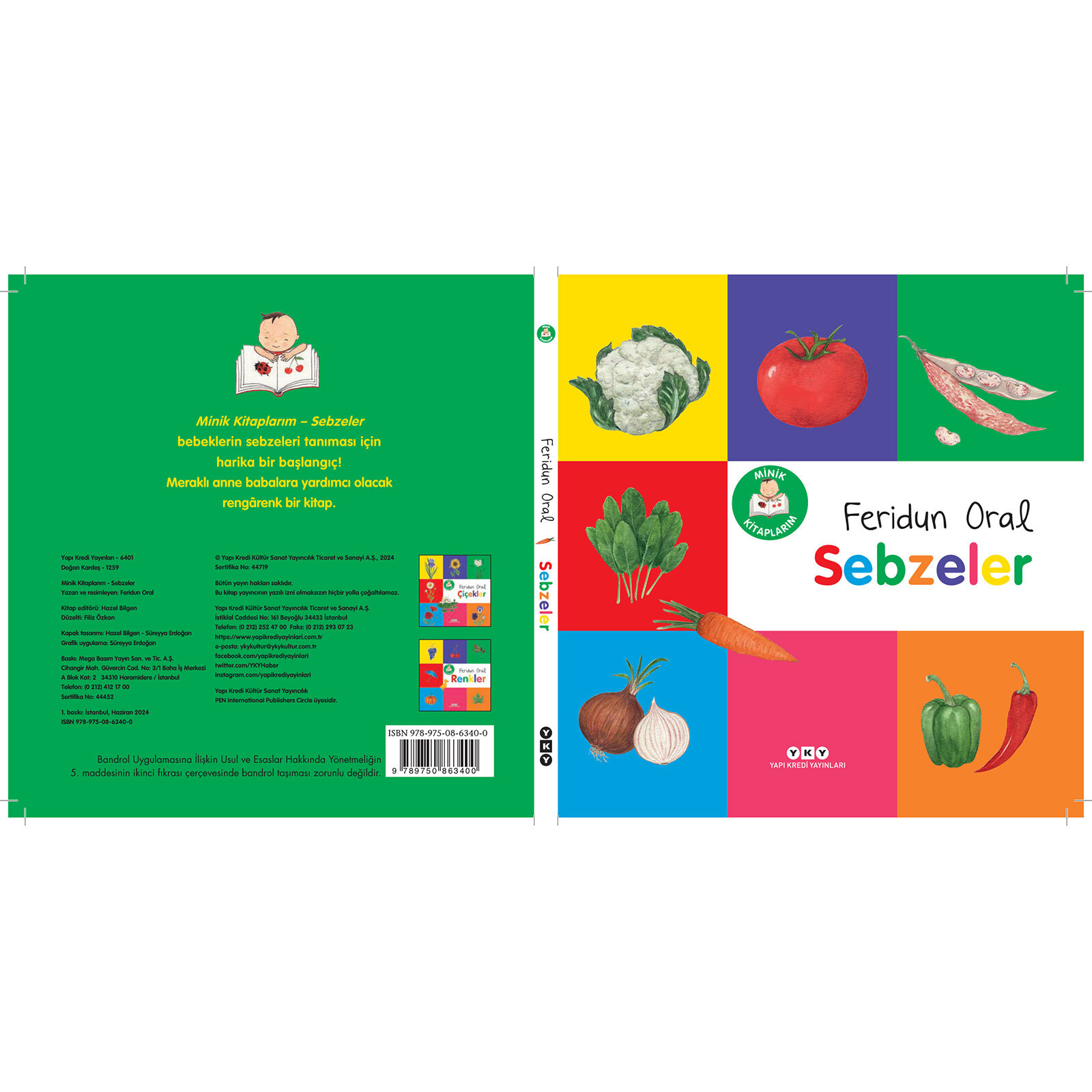 MİNİK KİTAPLARIM SERİSİ: SEBZELER