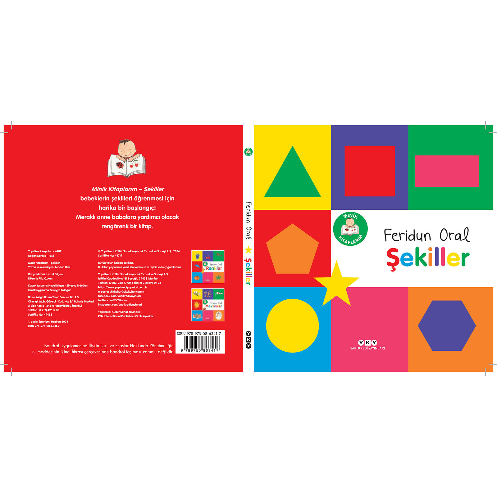 MİNİK KİTAPLARIM SERİSİ: ŞEKİLLER MİNİK KİTAPLARIM SERİSİ: ŞEKİLLER