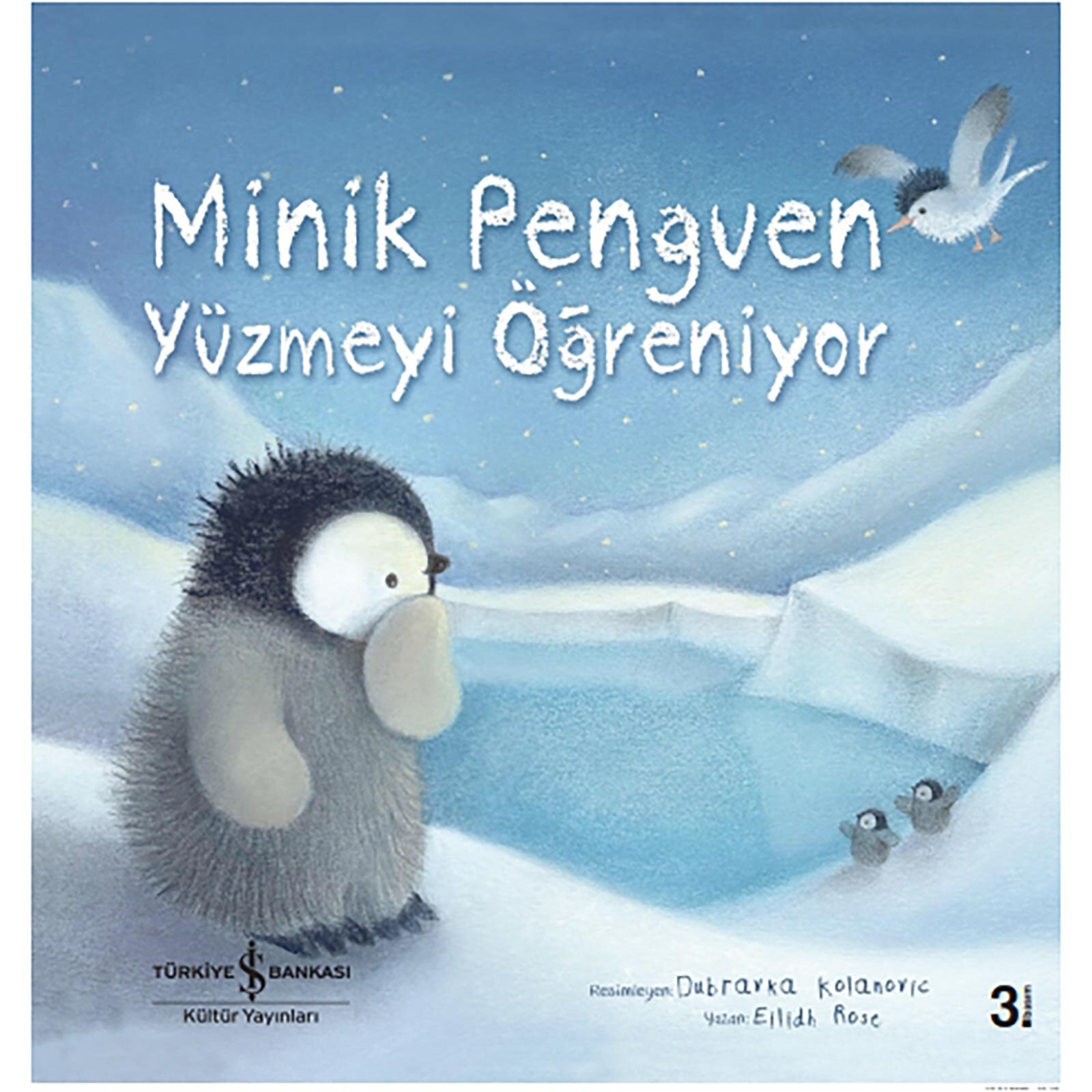 Minik Penguen Yüzmeyi Öğreniyor