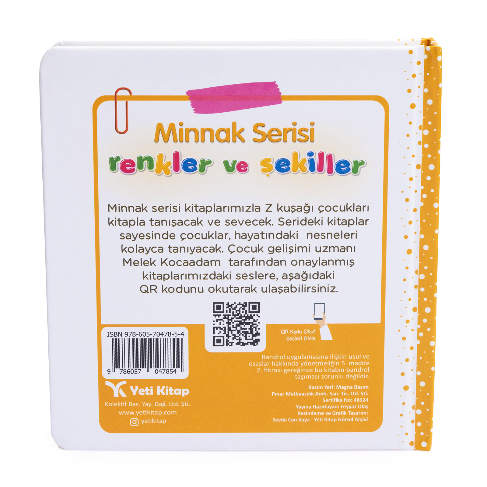 Minnak Renkler ve Şekiller Kitabı