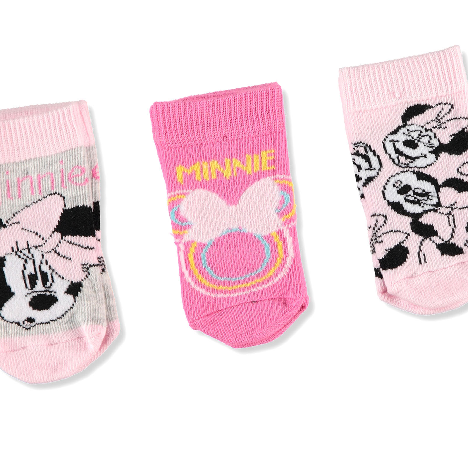 Minnie Mouse 3lü Soket Çorap