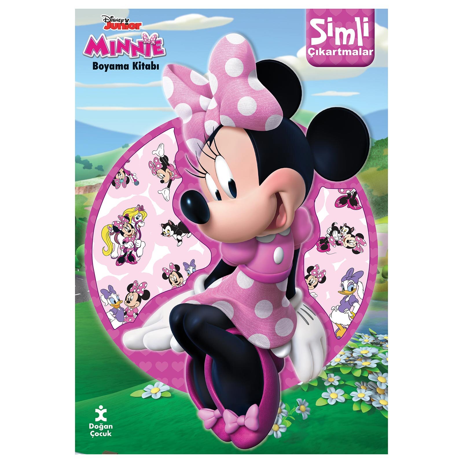 MINNIE SİMLİ ÇIKARTMALI BOYAMA KİTABI