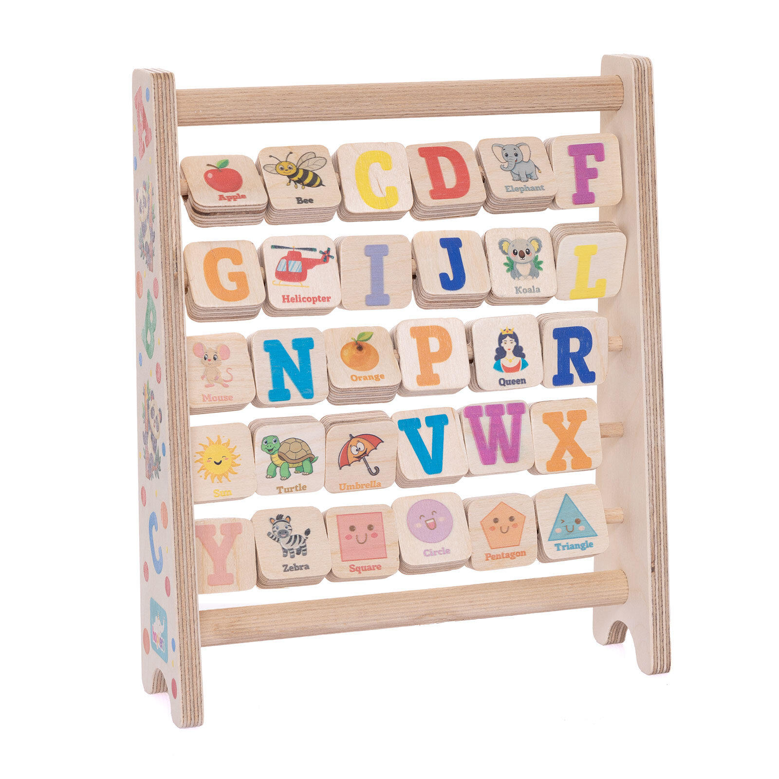 Montessori Ahşap Alfabe Abaküs Montessori Ahşap Alfabe Abaküs