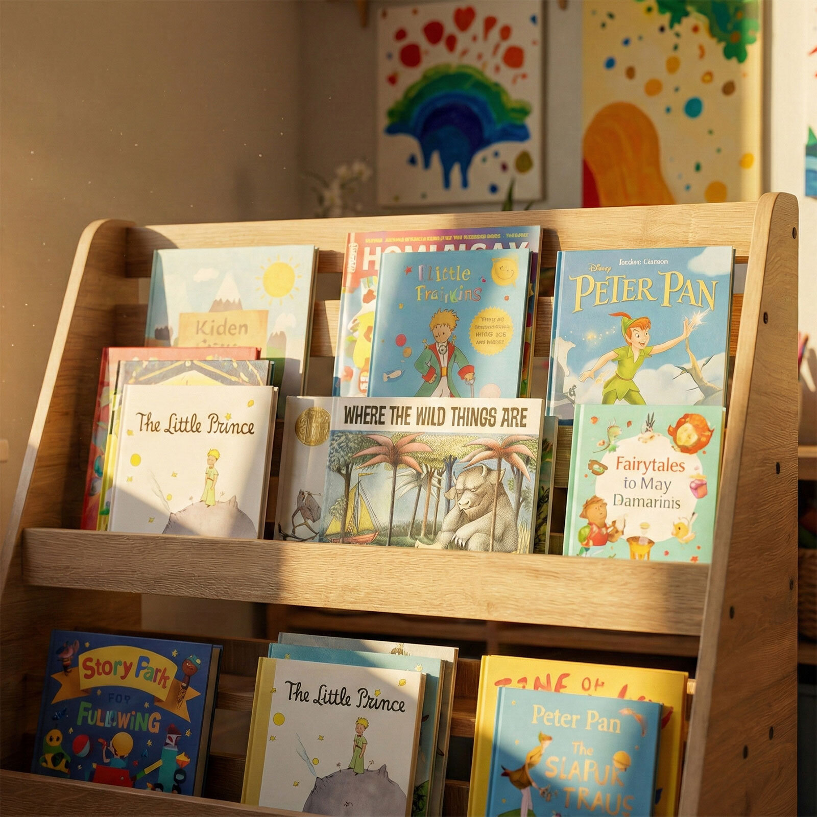 Montessori Merdiven Kitaplık