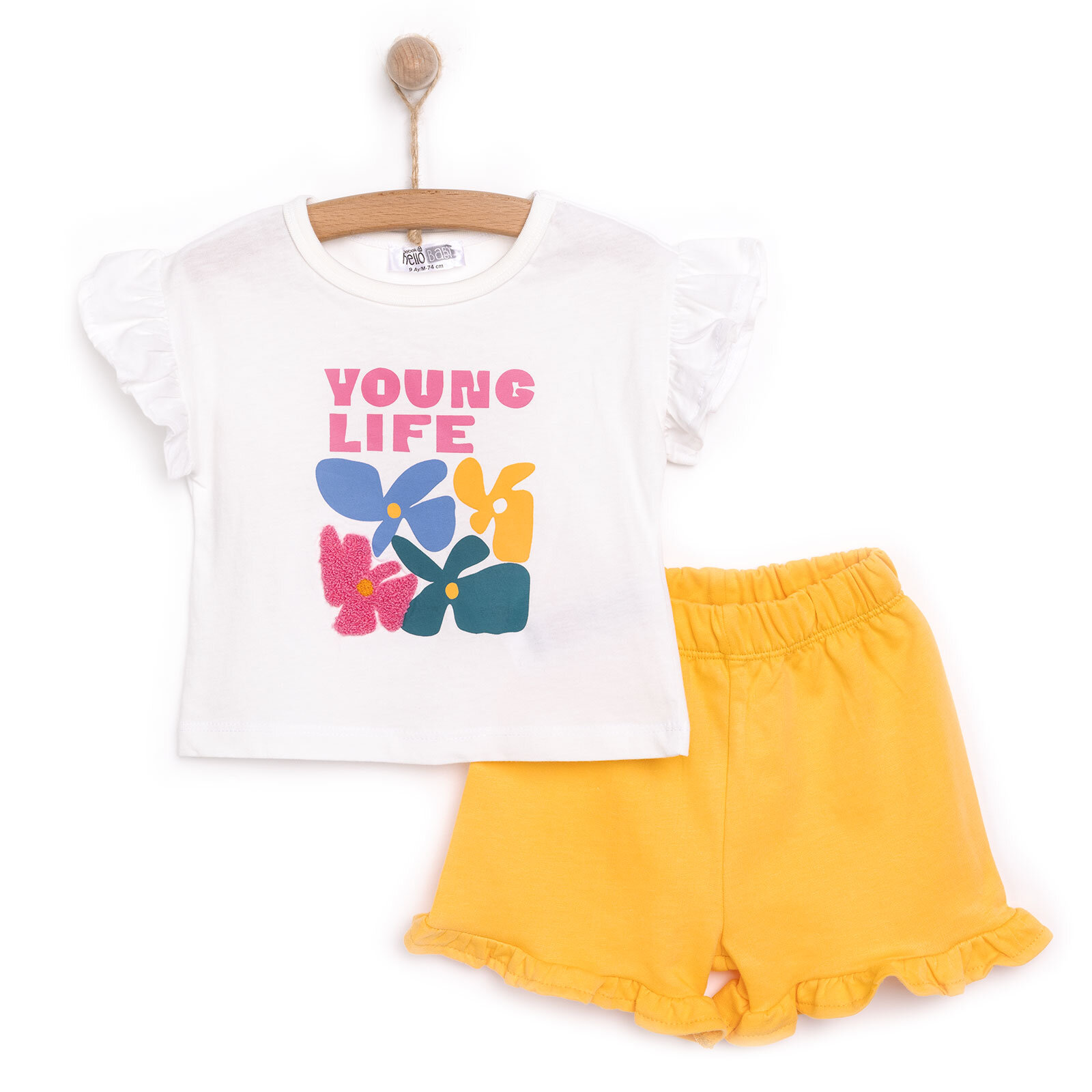 Motto Girl Tshirt-Şort