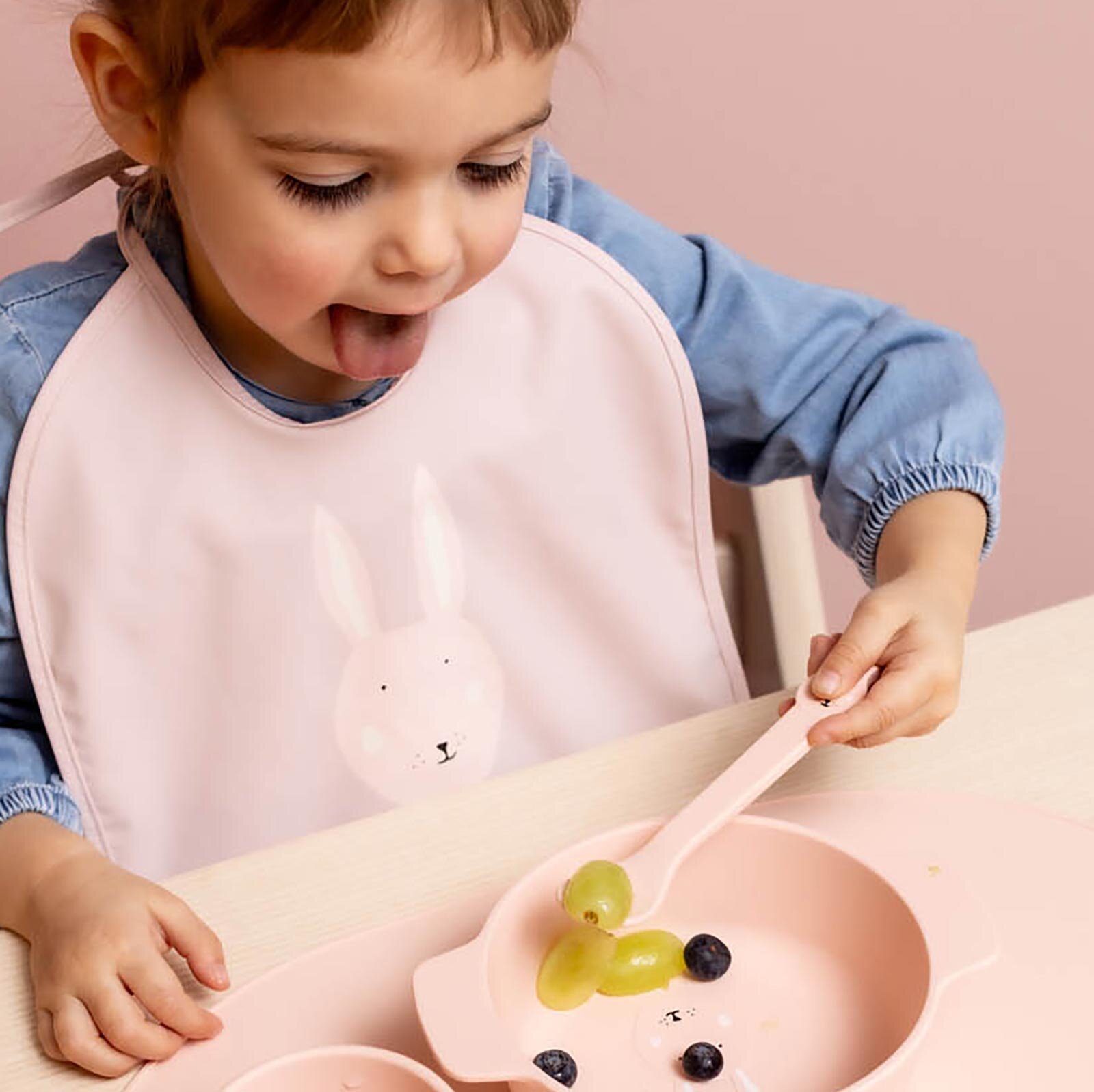 Mrs. Rabbit - Silikon 2li Kaşık Seti Mrs. Rabbit - Silikon 2li Kaşık Seti