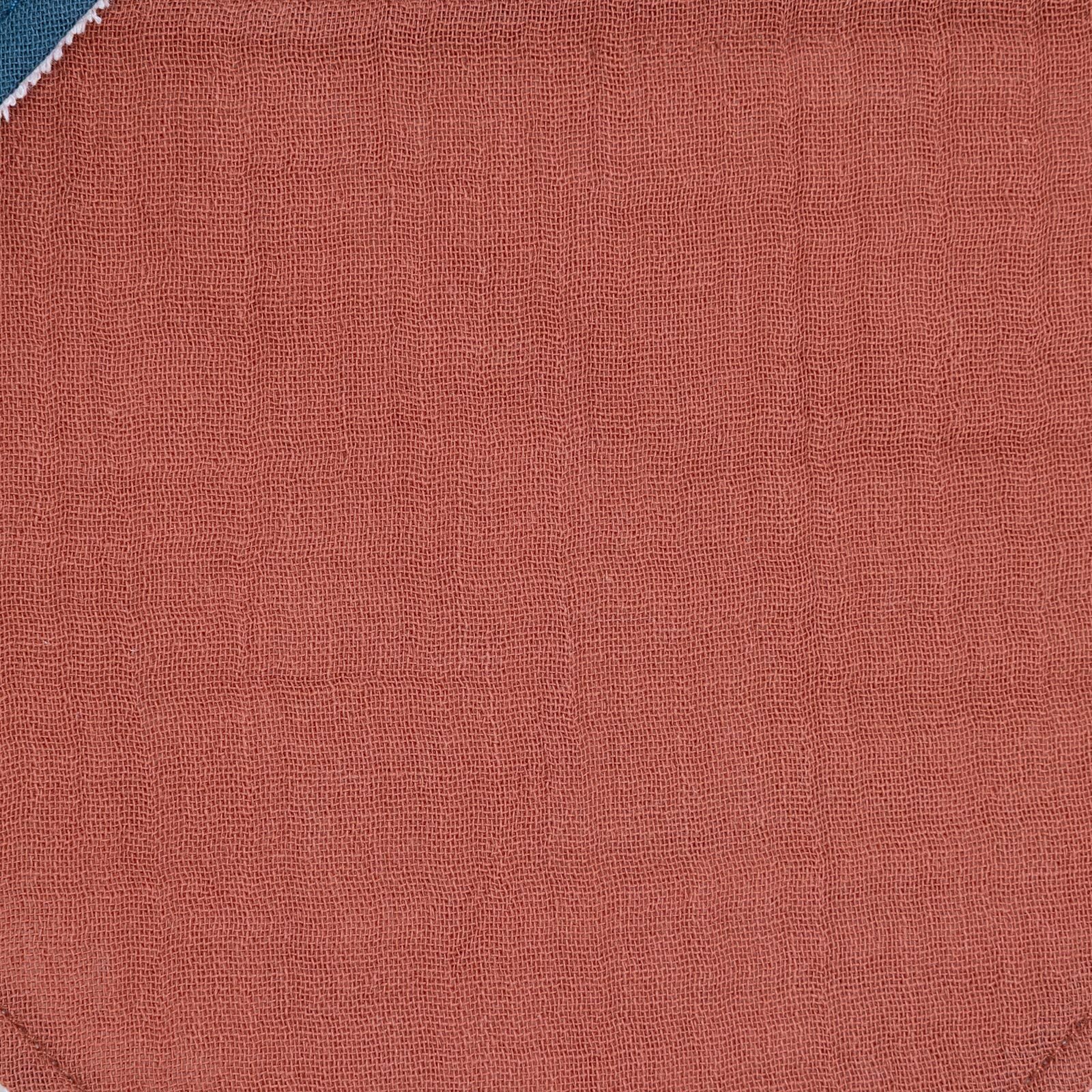 Müslin Fular Önlük 2'li Kiremit - Mavi