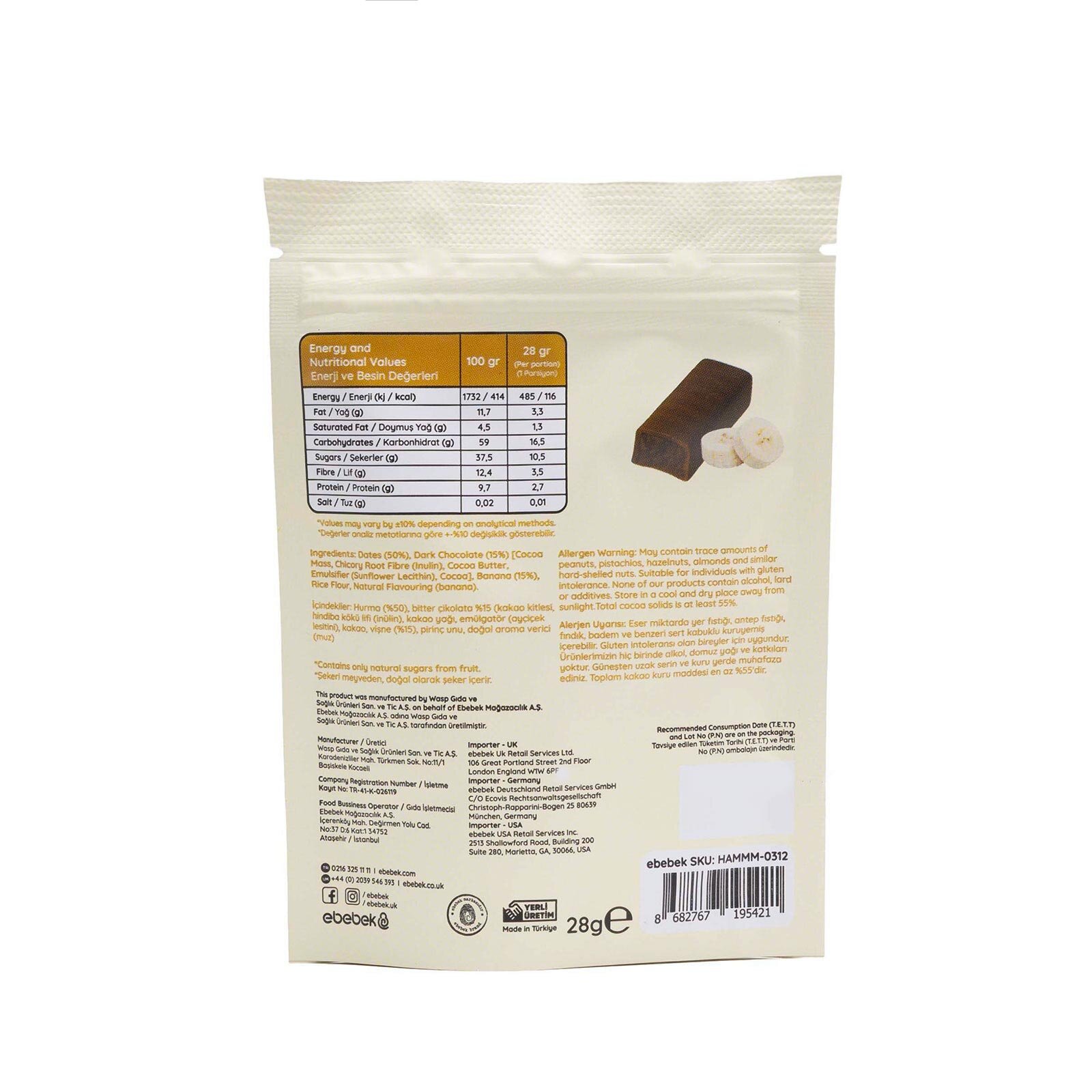 Muzlu Çikolatalı Kaplı Meyve Stick 28r