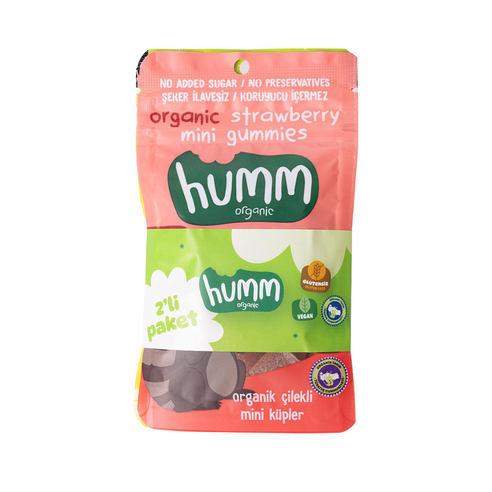 Muzlu&Çilekli Mini Küpler 2x30g Muzlu&Çilekli Mini Küpler 2x30g