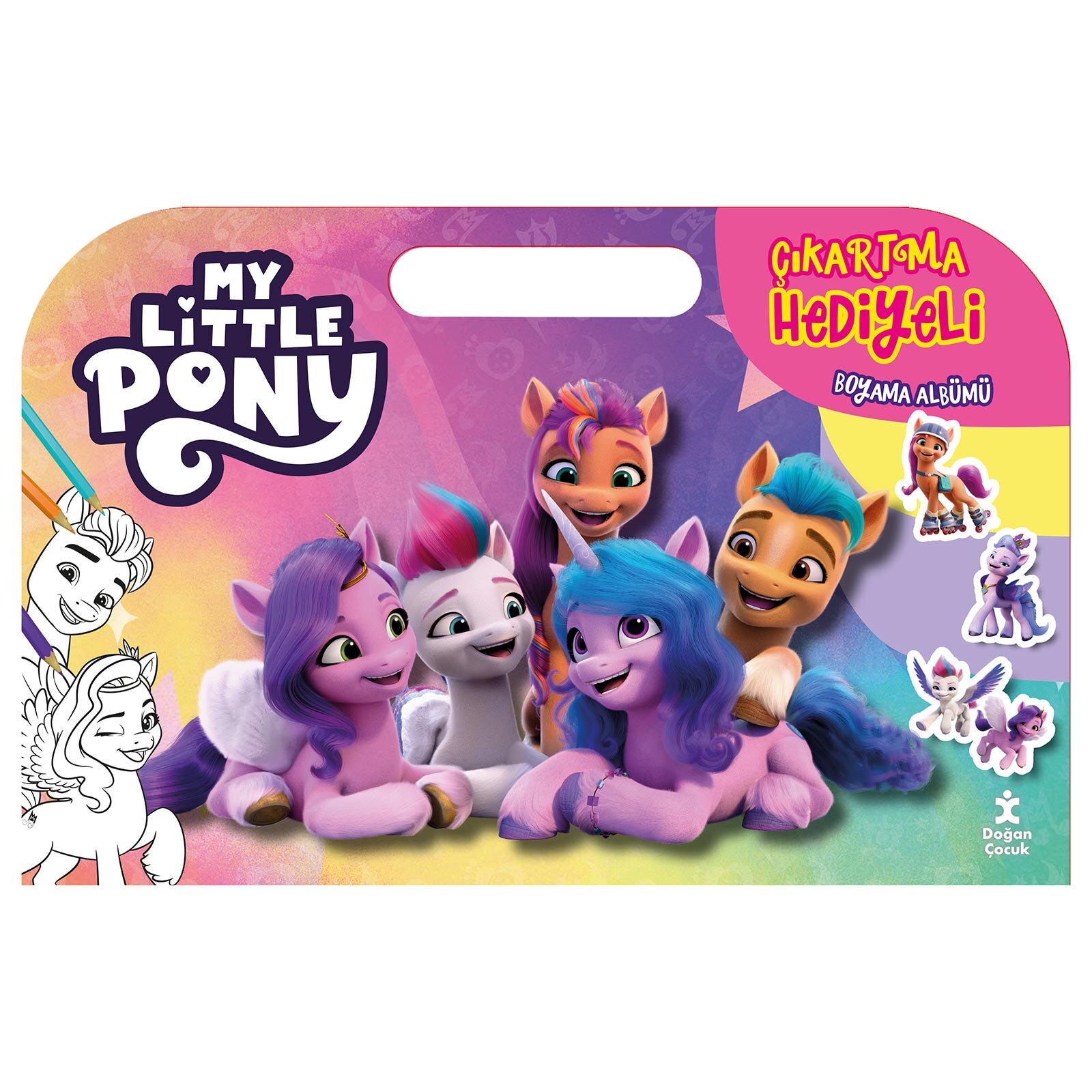 My Little Pony Çıkartma Hediyeli Boyama Kitabı