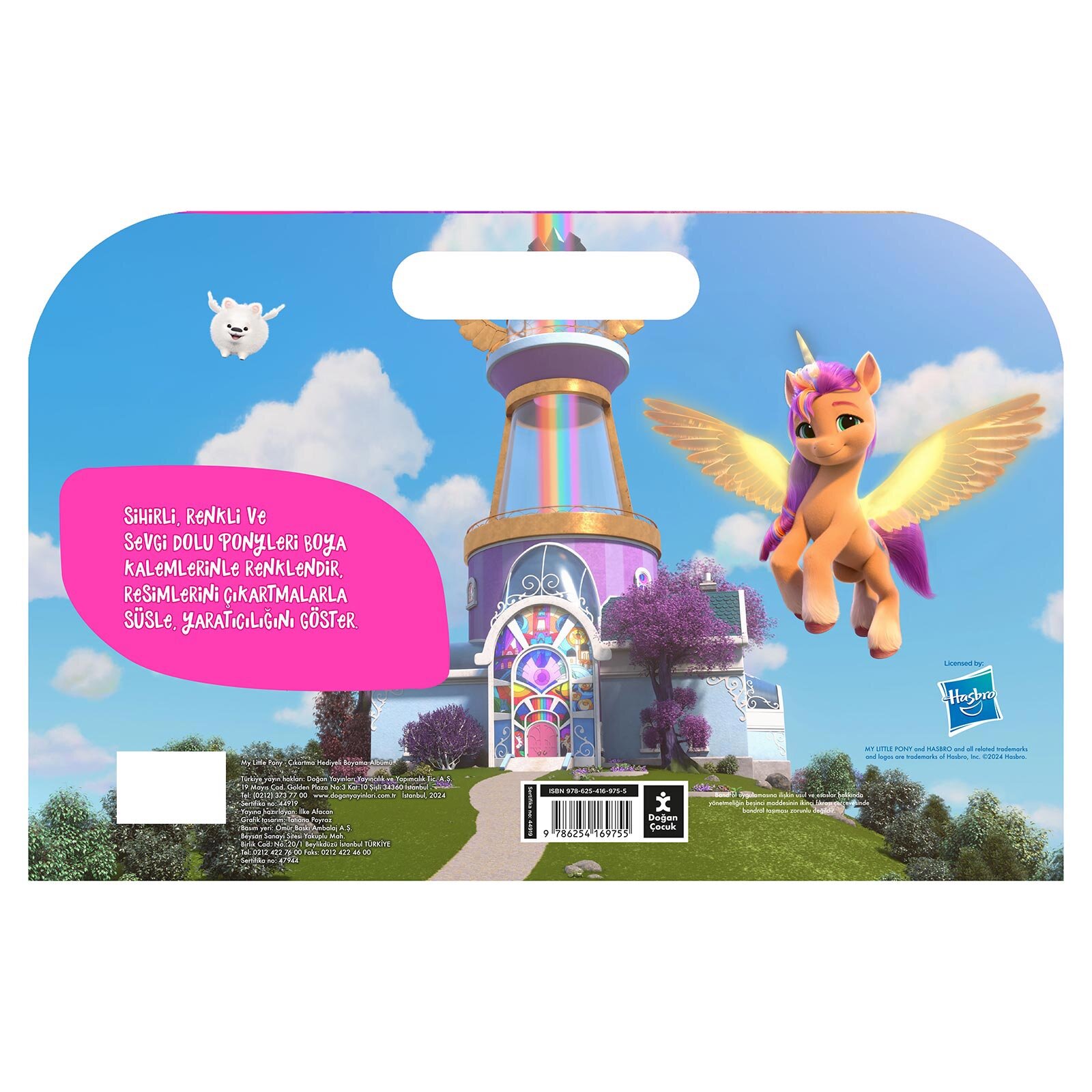 My Little Pony Çıkartma Hediyeli Boyama Kitabı