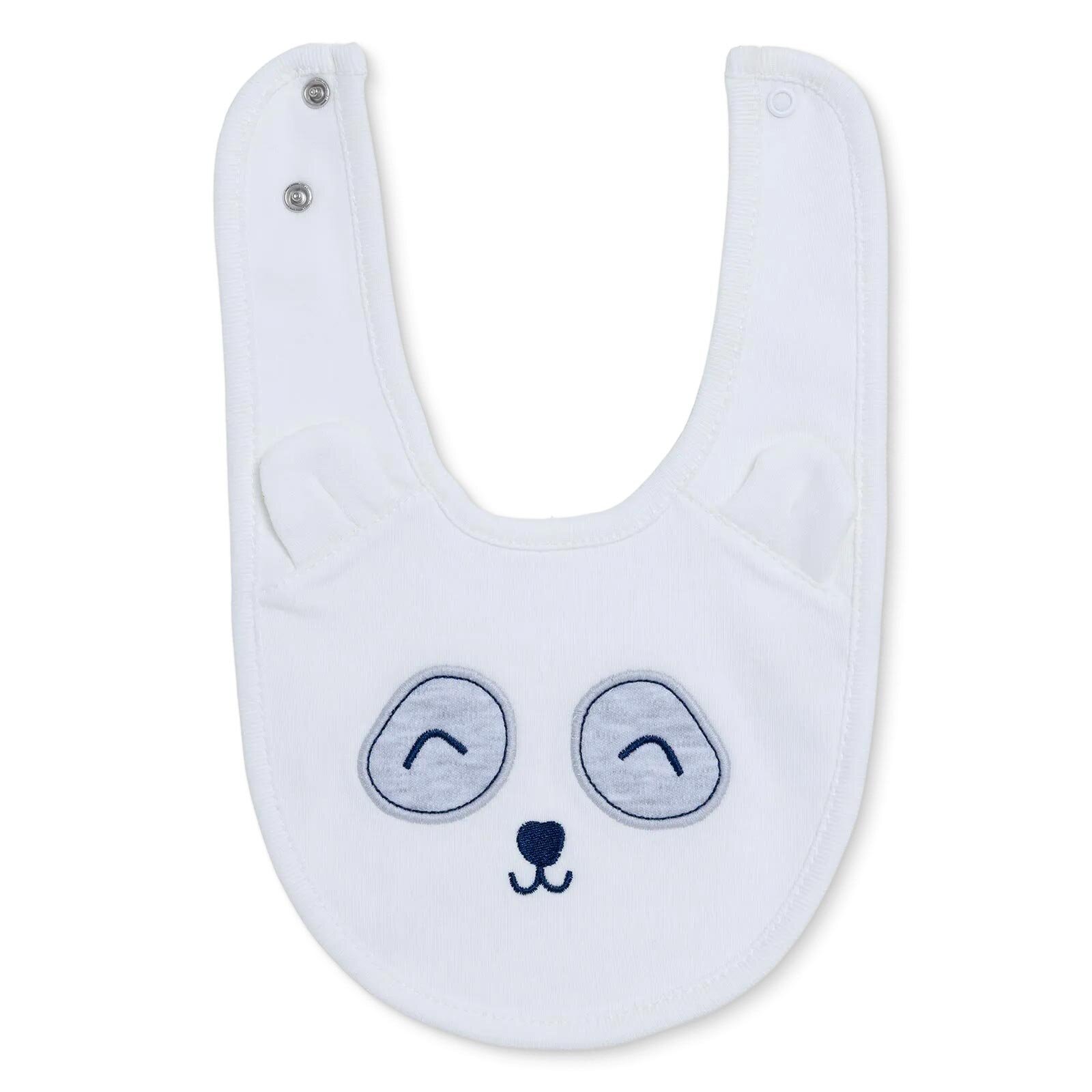 Nakışlı Kulaklı Mama Önlük - Unisex