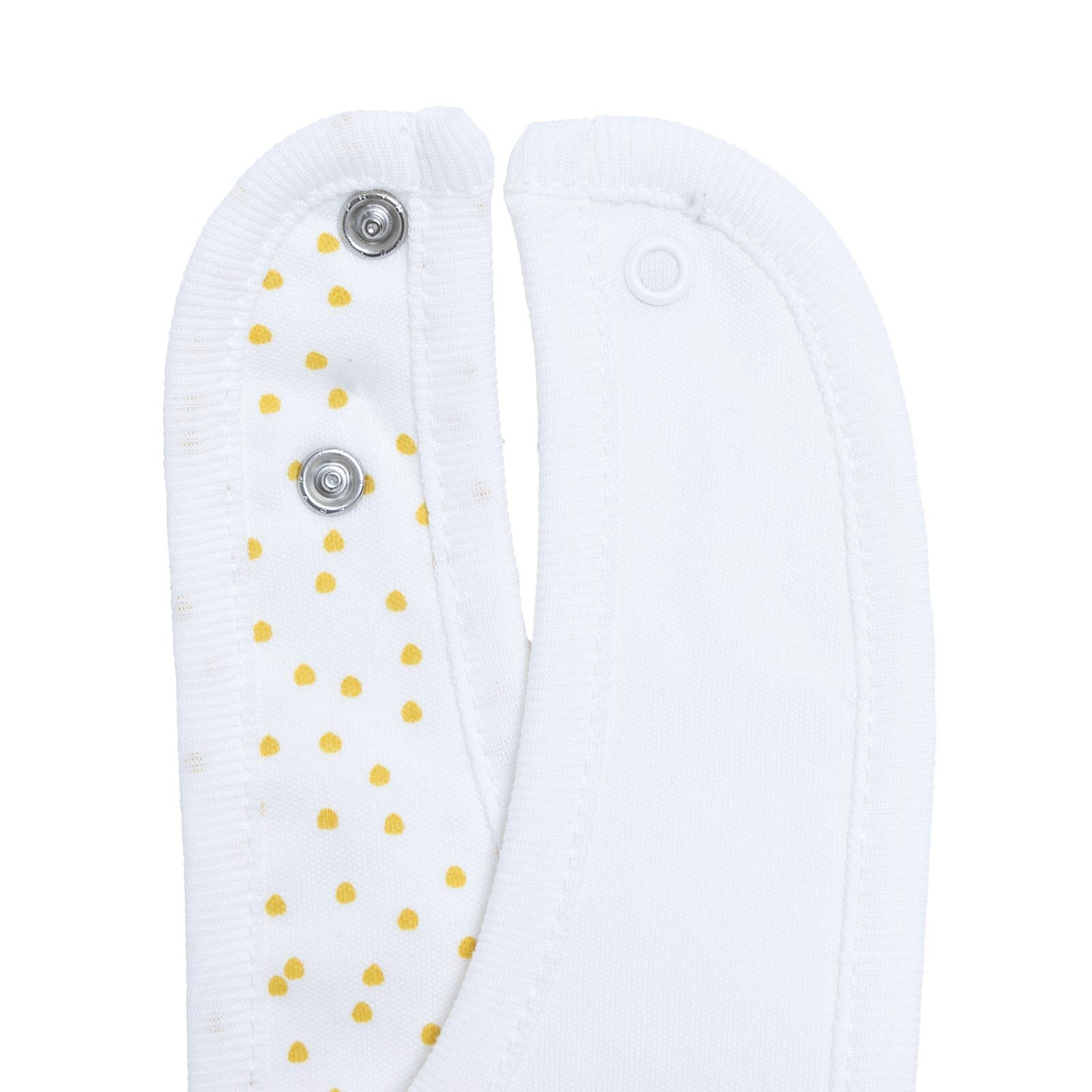 Nakışlı Penye Mama Önlük 2'li - Happy