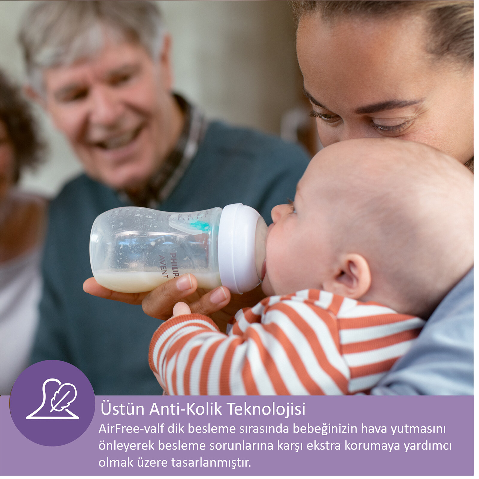 Anti-kolik Biberon 260 ml 1+ Ay