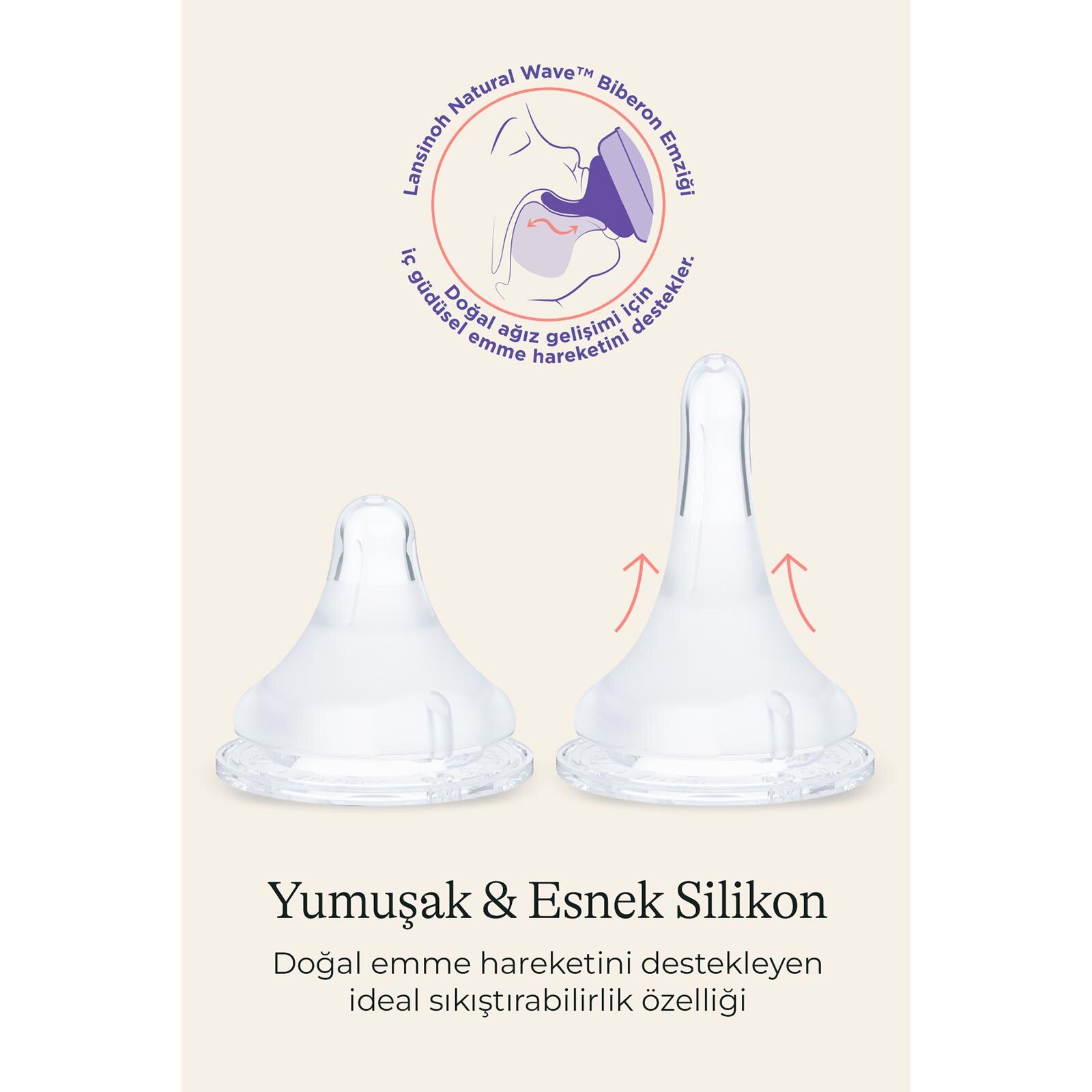NaturalWave XS Biberon Emziği NaturalWave XS Biberon Emziği