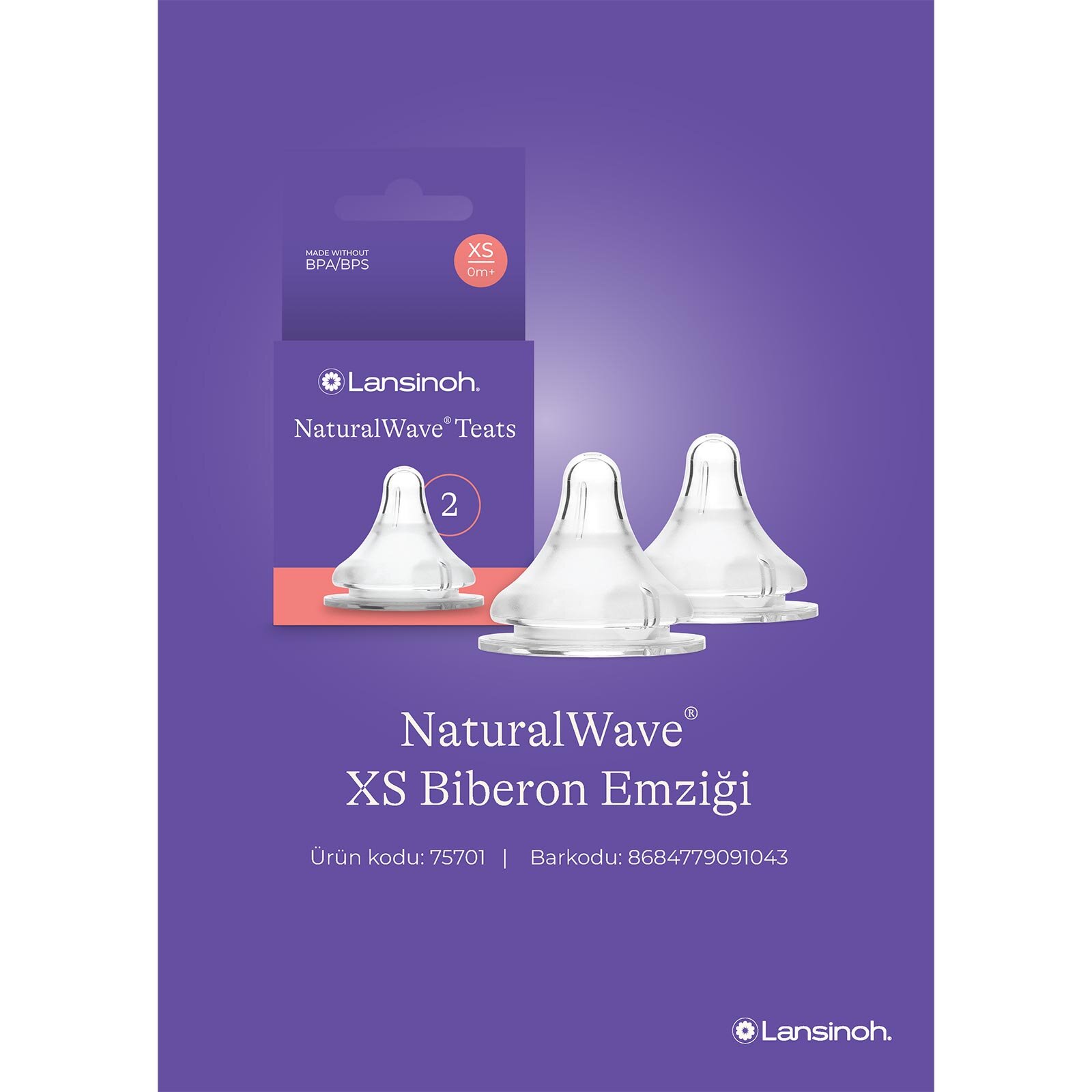 NaturalWave XS Biberon Emziği NaturalWave XS Biberon Emziği