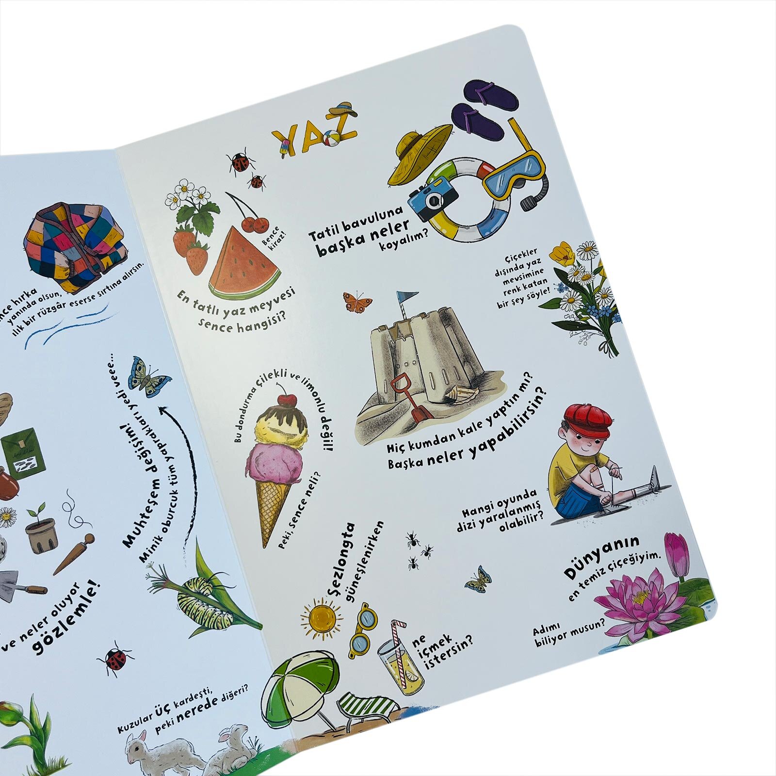 Ne Sorsan Bilir Minik - Benim İlk Mevsimler Kitabım